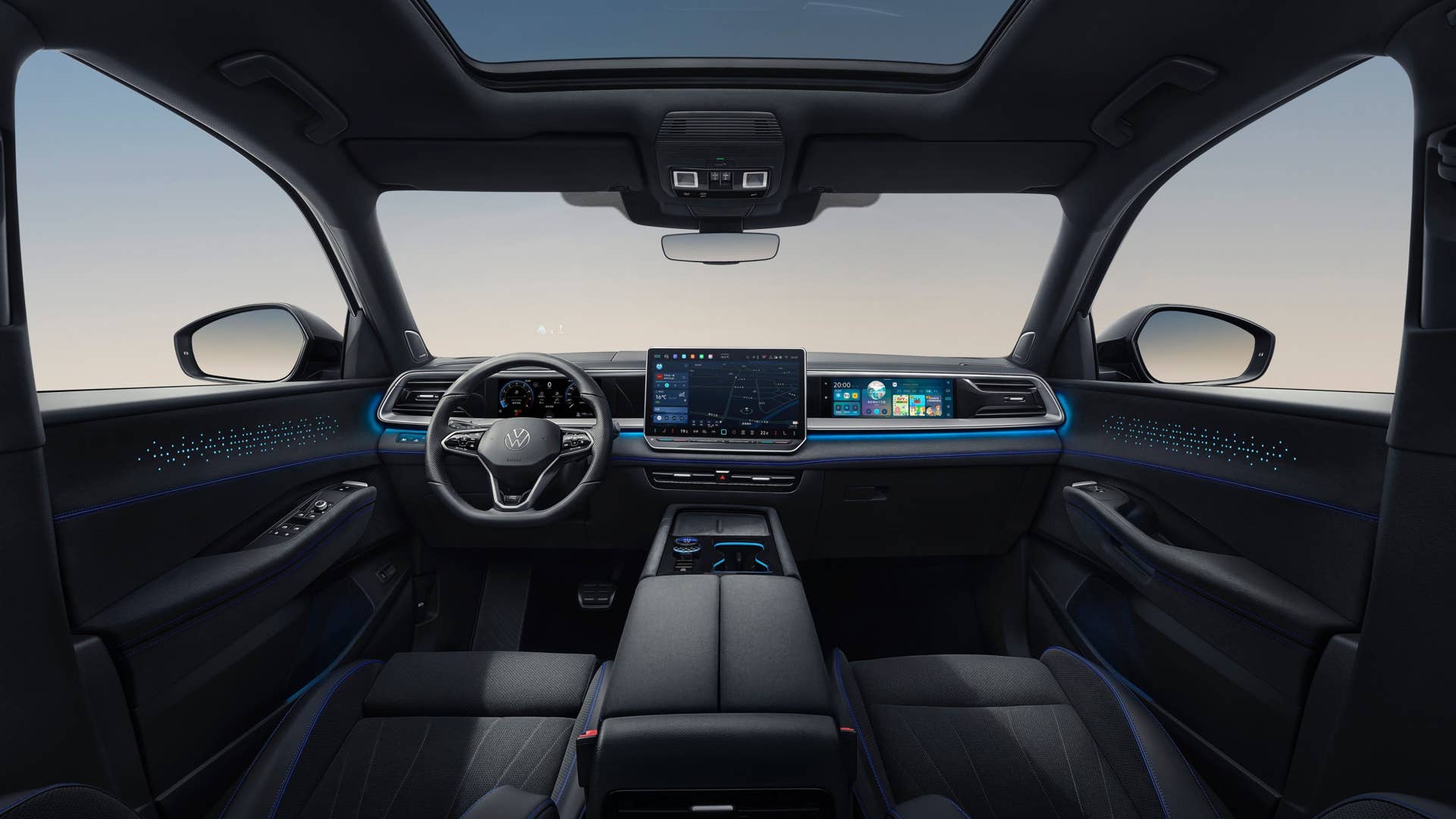 Volkswagen's 2027 Atlas Gets a High-Tech Interior With a Hidden Screen -  Autoblog
