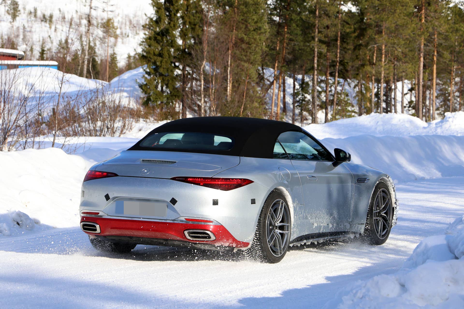 2027 Mercedes-Maybach SL spy shot