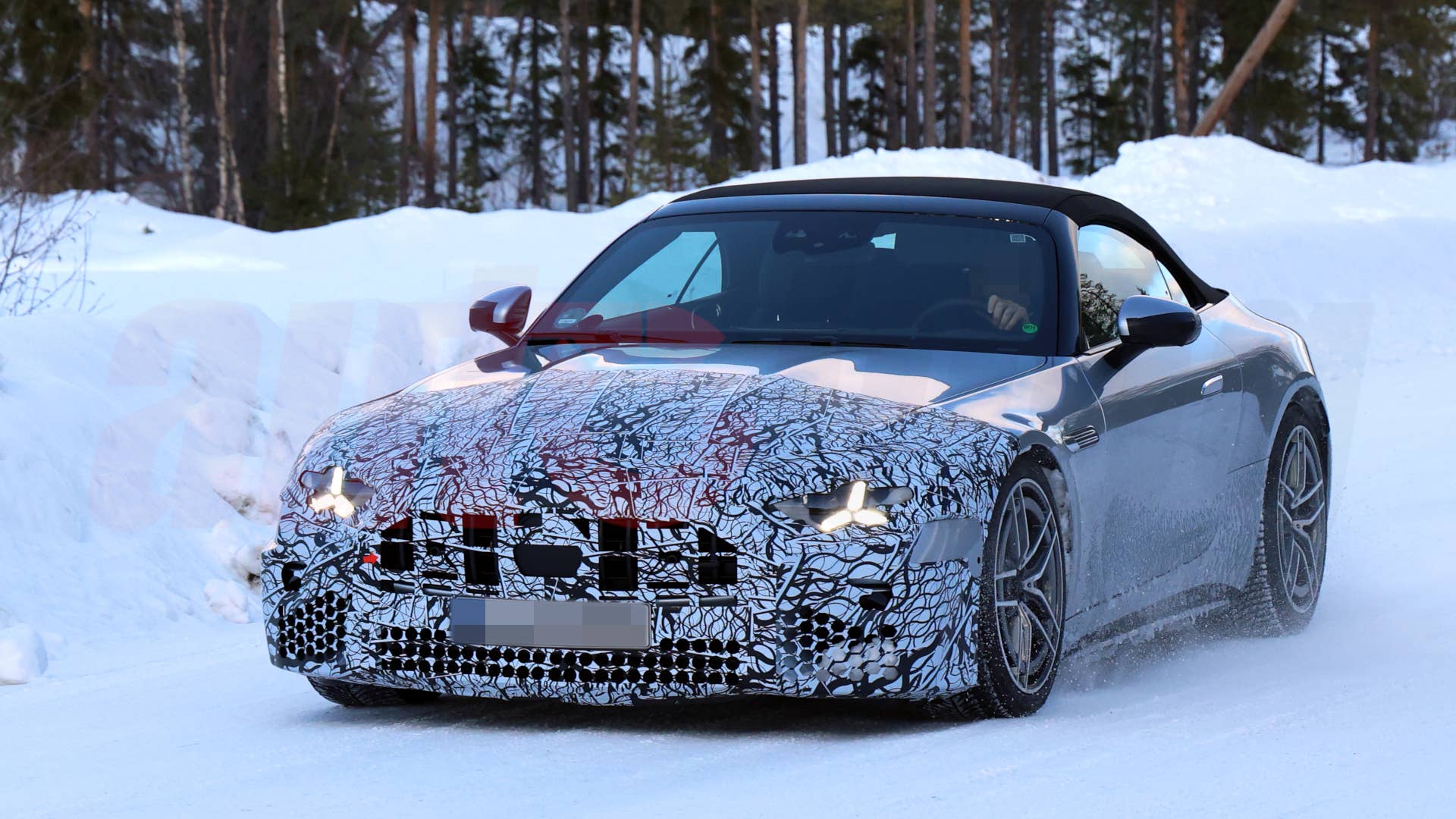 2027 Mercedes-AMG SL spy shot