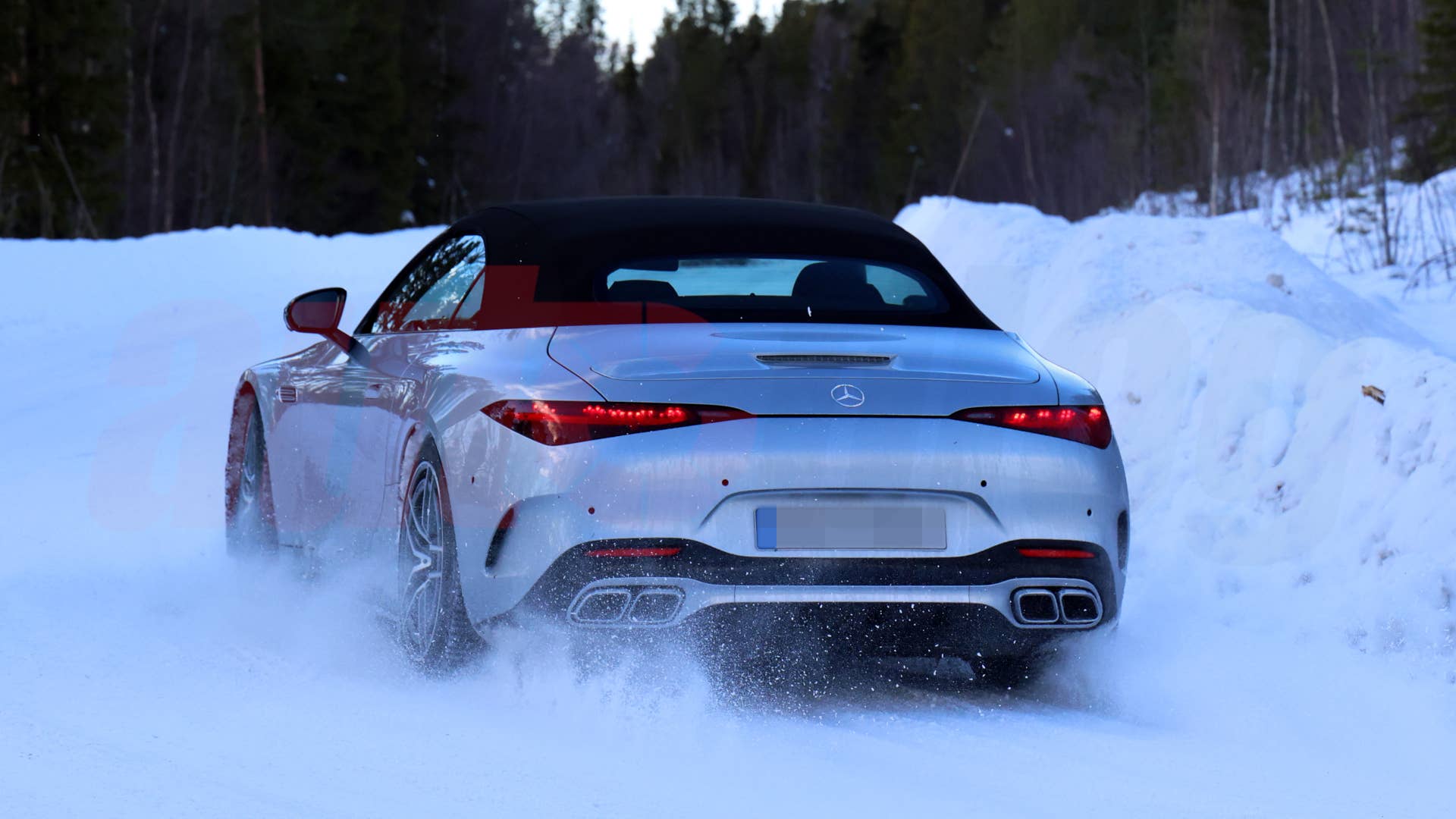 2027 Mercedes-AMG SL spy shot