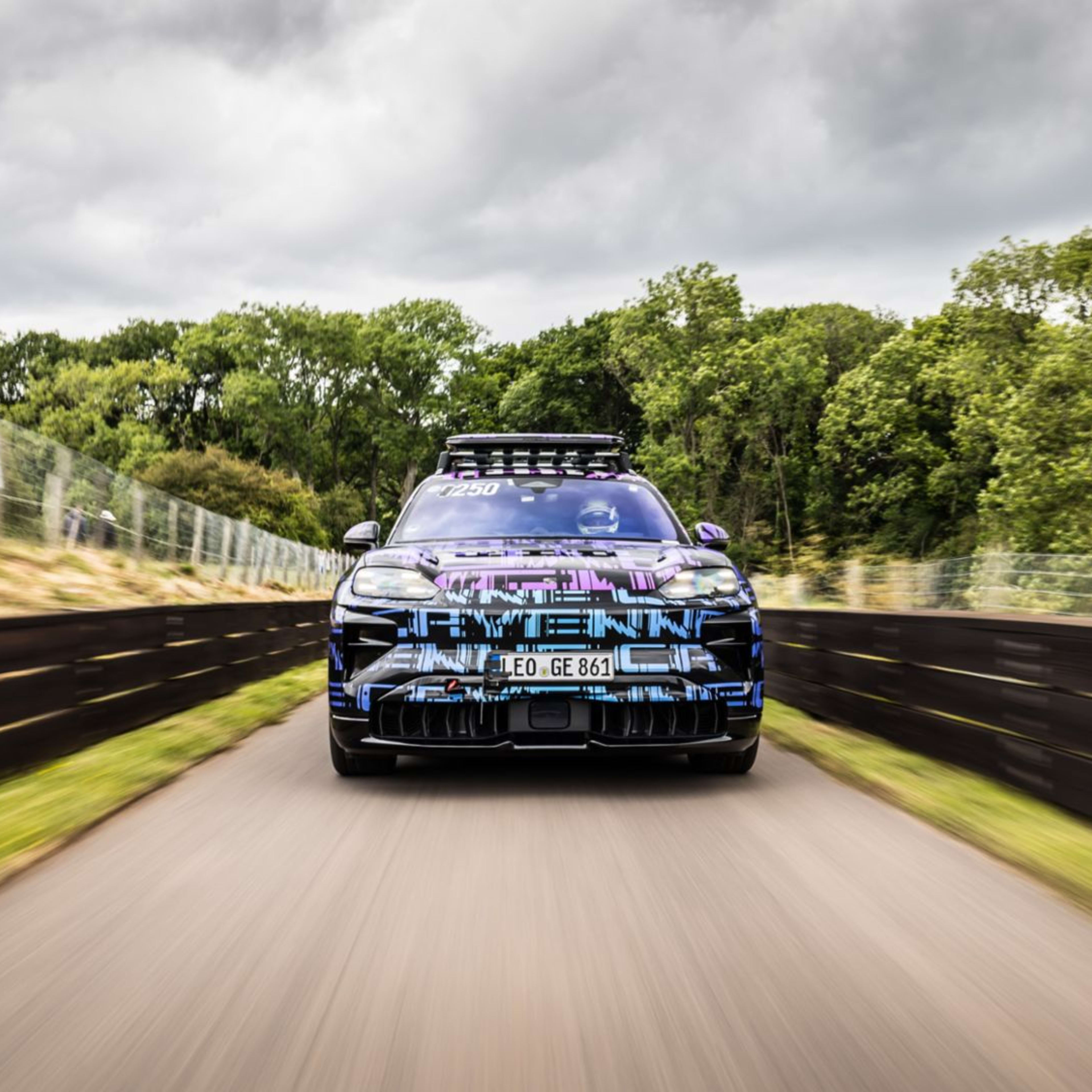 Porsche Thought It Was a Good Idea to Let Richard Hammond Drive the Electric Cayenne Prototype