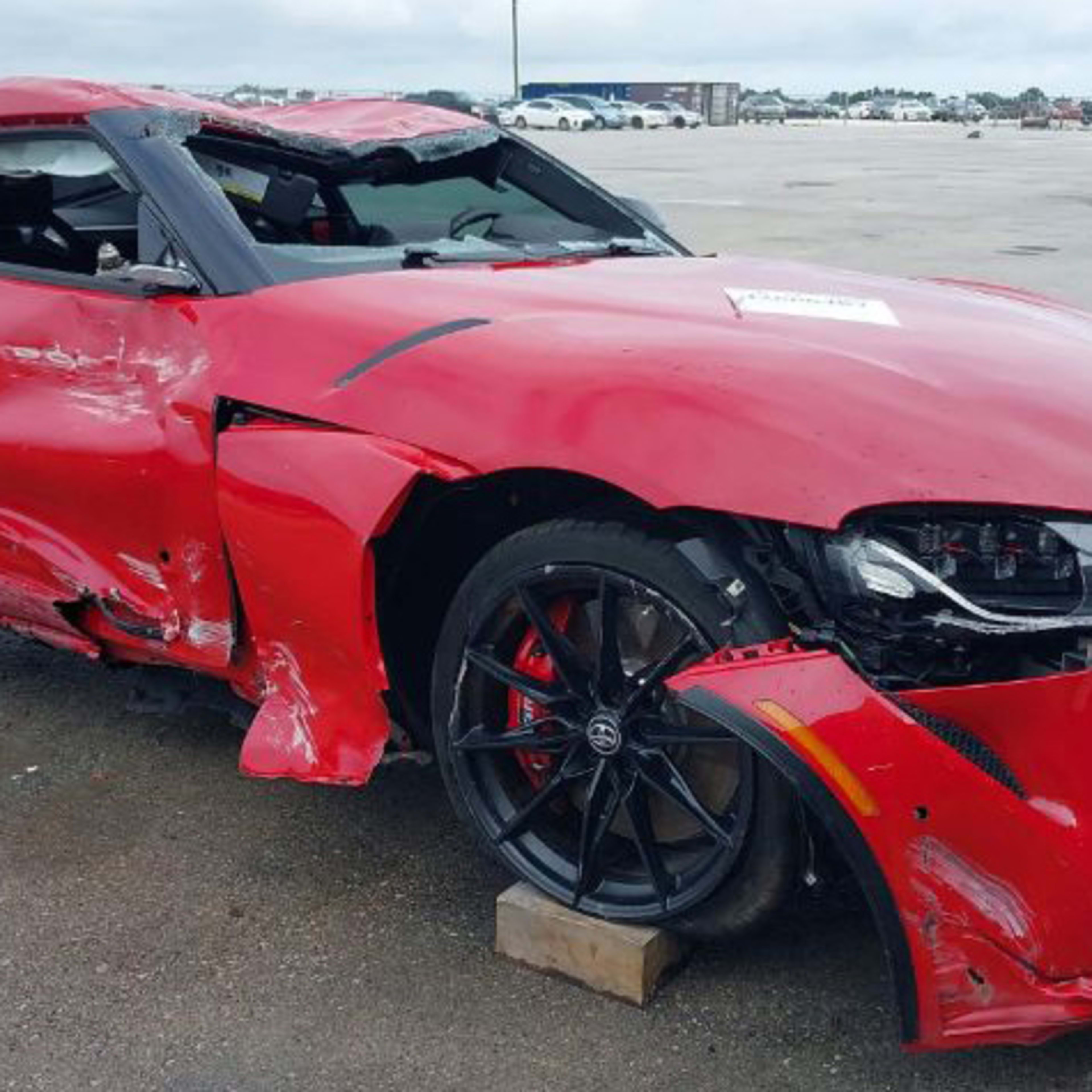 Someone Took A Toyota Supra Final Edition On Its Final Ride Already