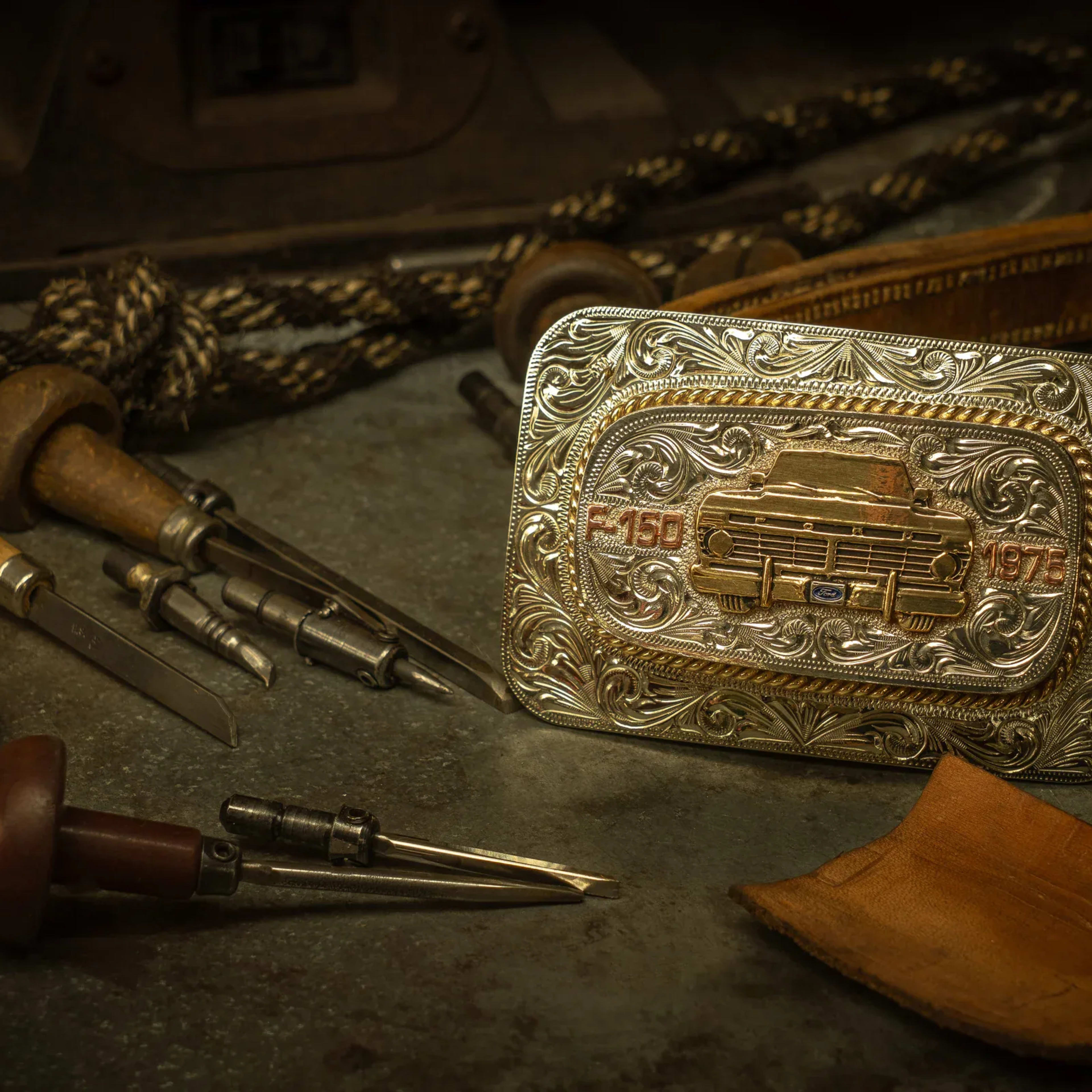 Ford Turns the F-150 Key Fob Into a Cowboy Belt Buckle Called the 'Truckle'