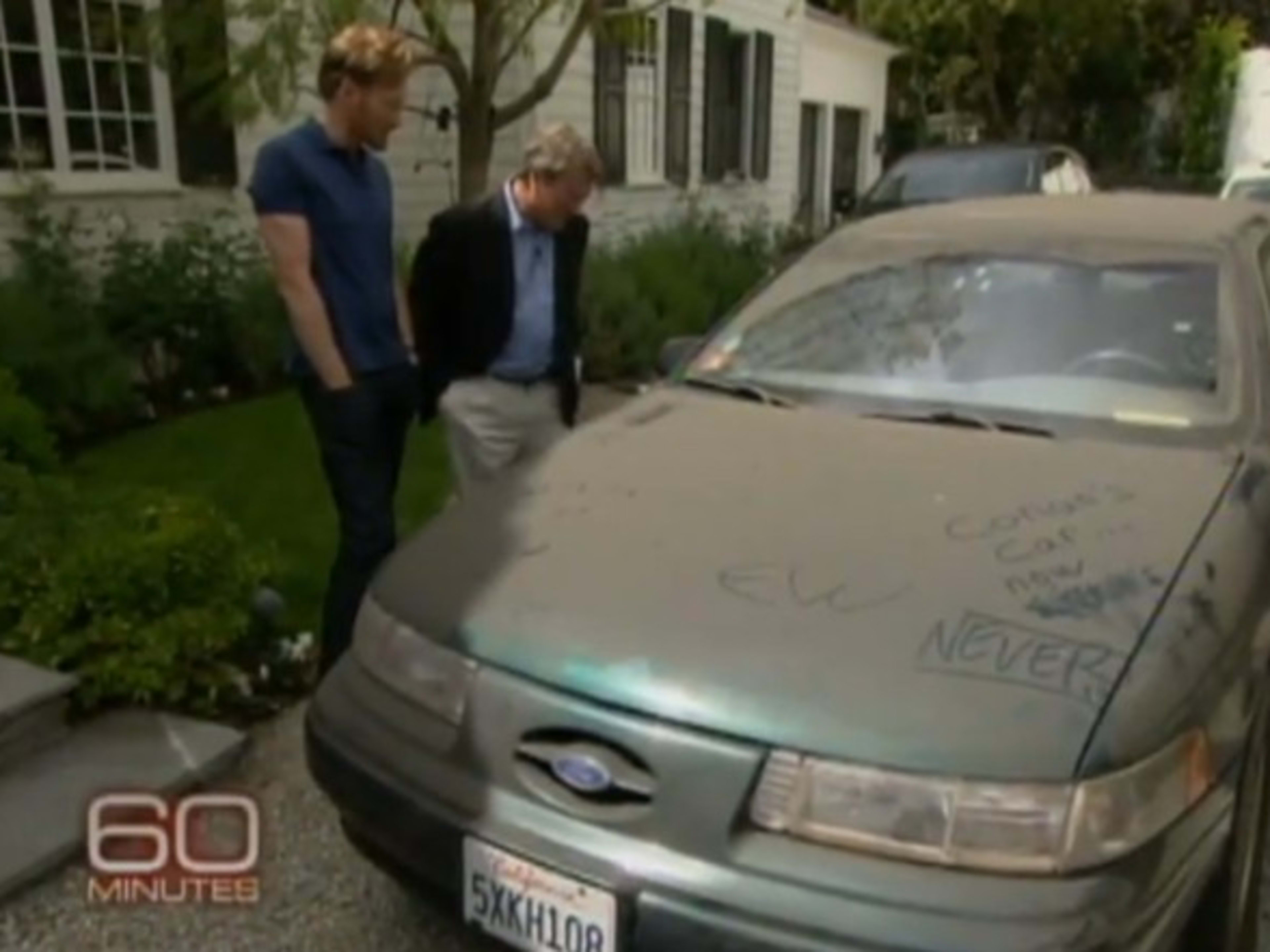 Video: Conan O'Brien takes 60 Minutes for a ride in his '92 Taurus SHO