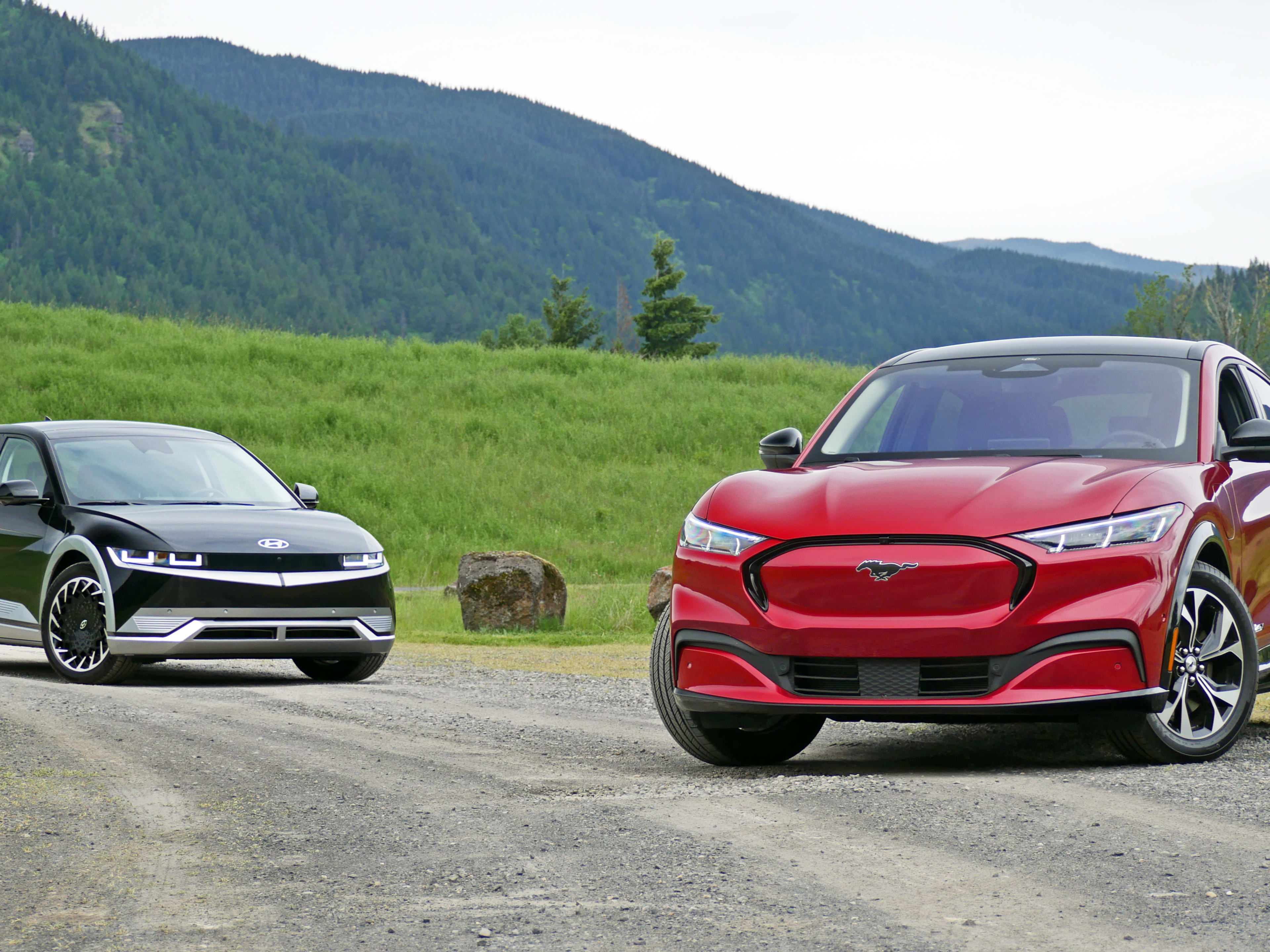 Hyundai Ioniq 5 vs Ford Mustang Mach-E: Comparing electric unobtanium ...