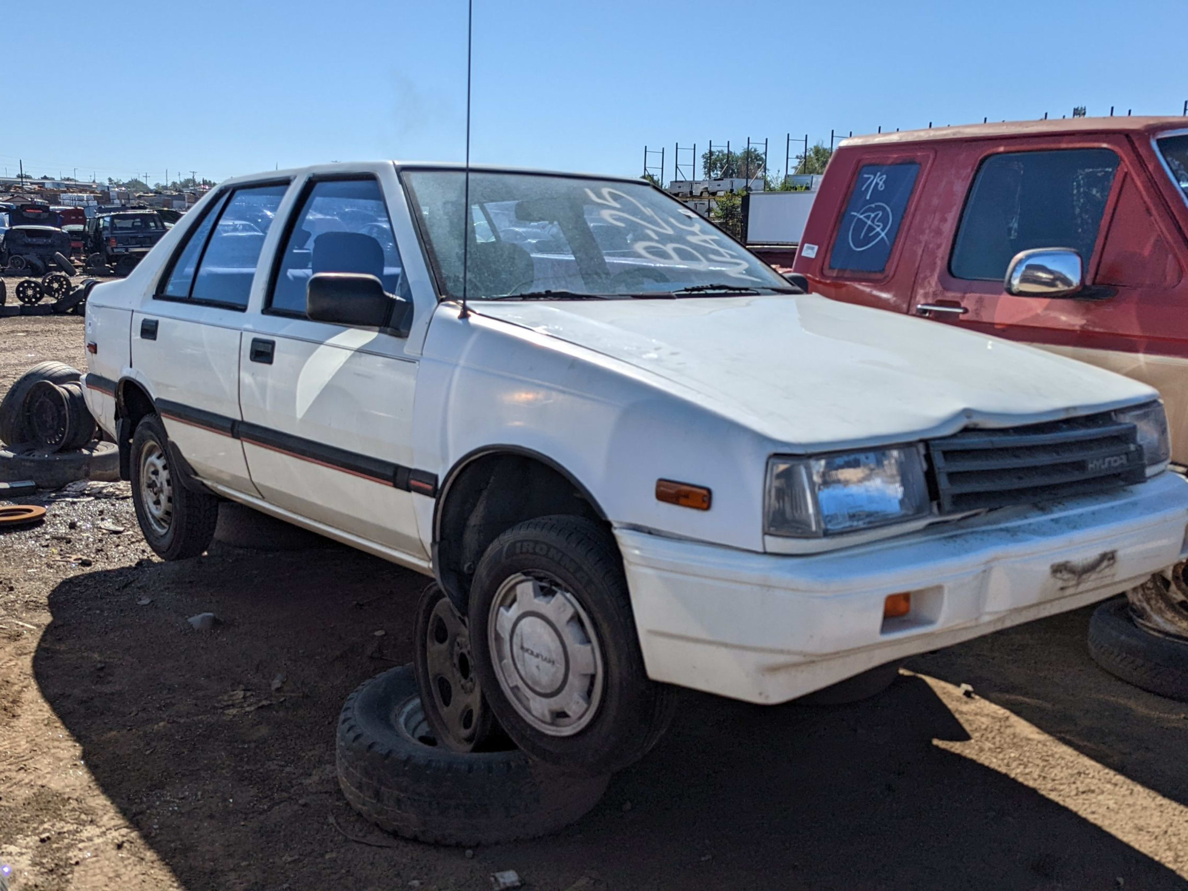 Junkyard Gem 1988 Hyundai Excel GL Sedan Autoblog