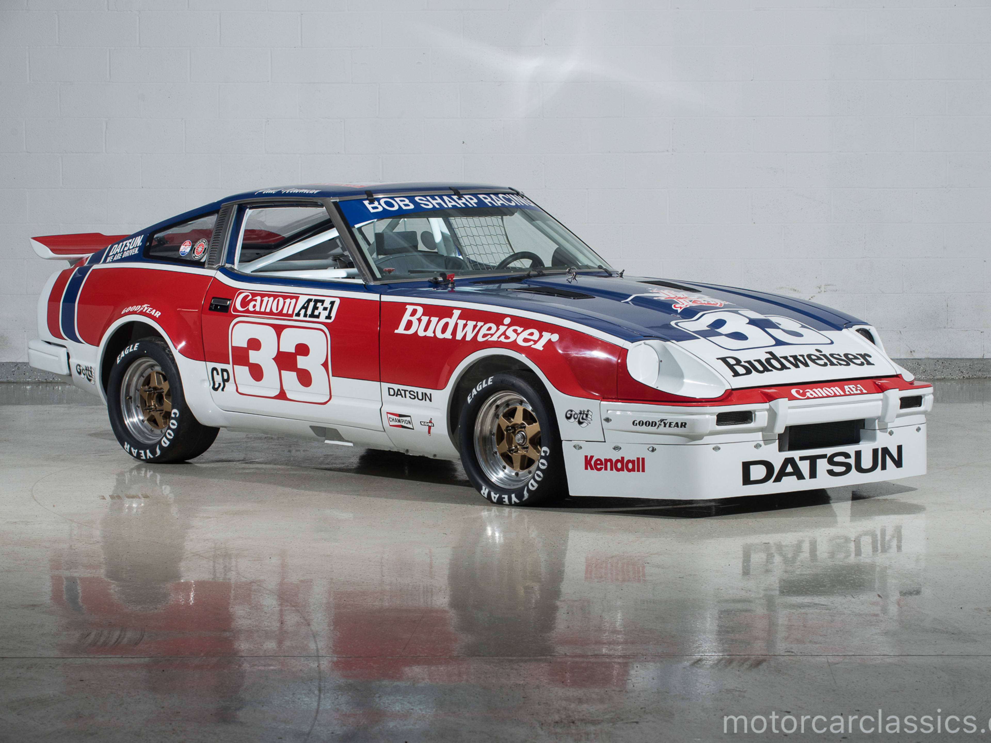 One of Paul Newman's champion Datsun 280ZX race cars is for