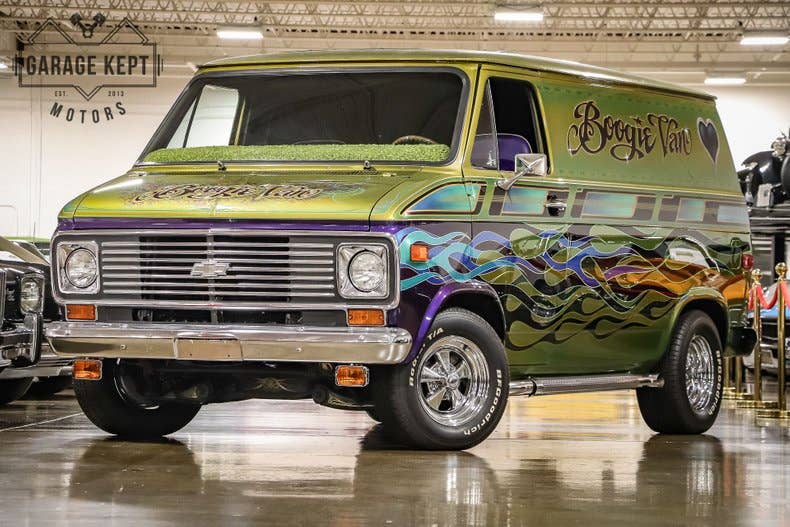 Live The 70s Dream With This Custom Chevy Van On Ebay