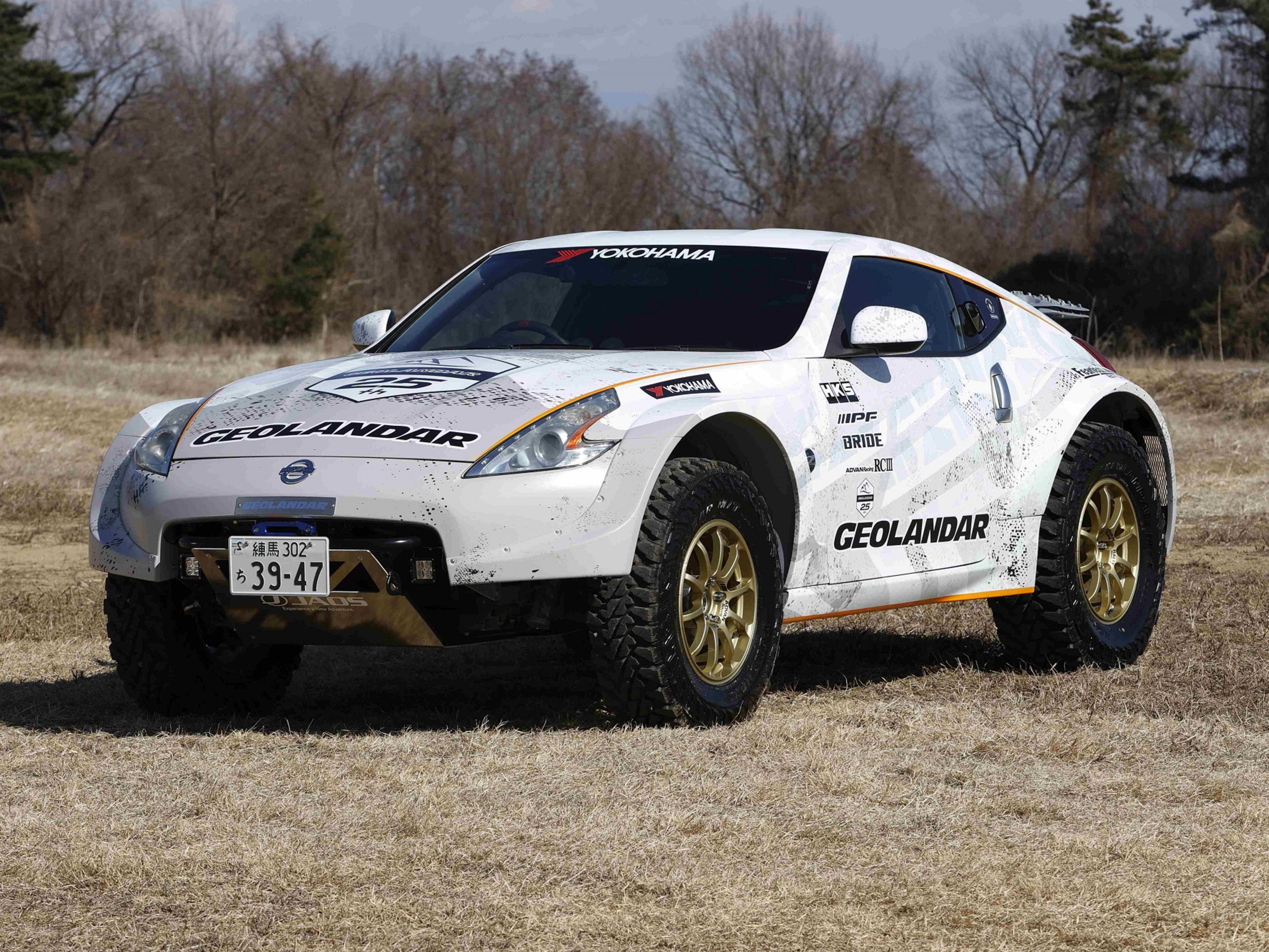Nissan 370Z safari Z-Adventure is ready to rally on Yokohama