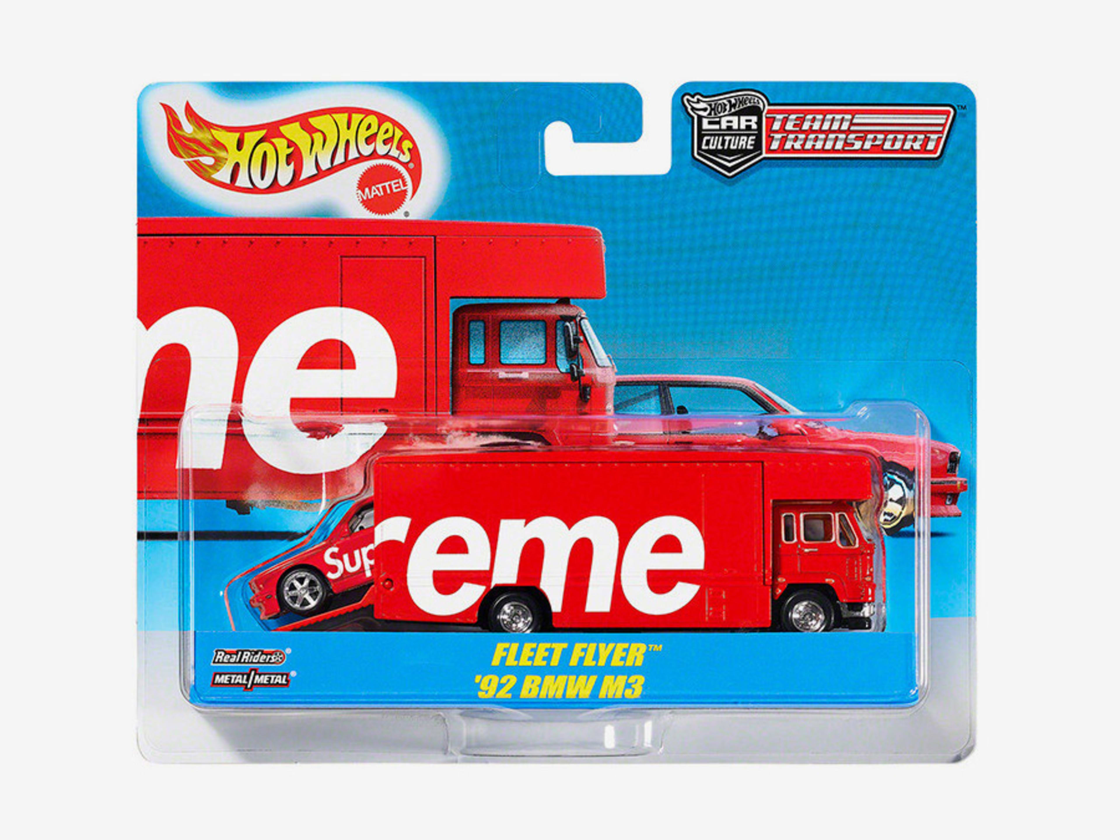 Hot Wheels x Supreme Fleet Flyer + 1992 BMW M3 Red - 19SS | eBay