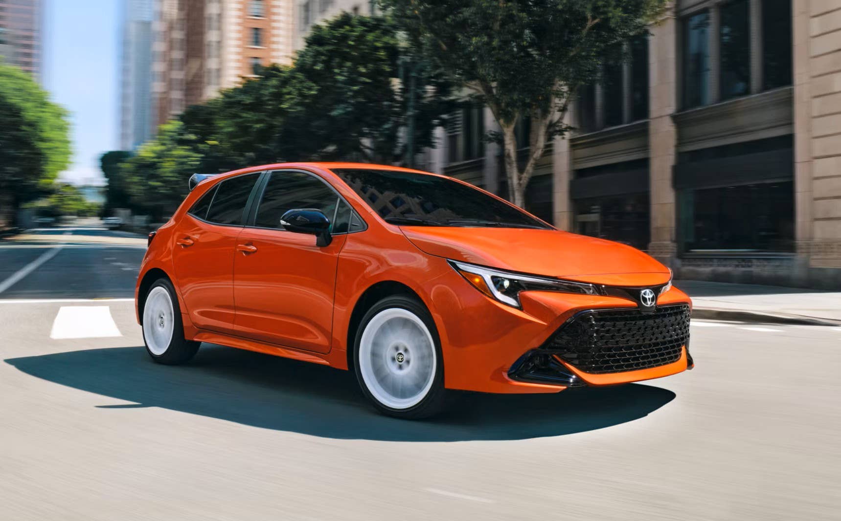 A modern hatchback lifestyle image showing an inviting interior for first-time drivers