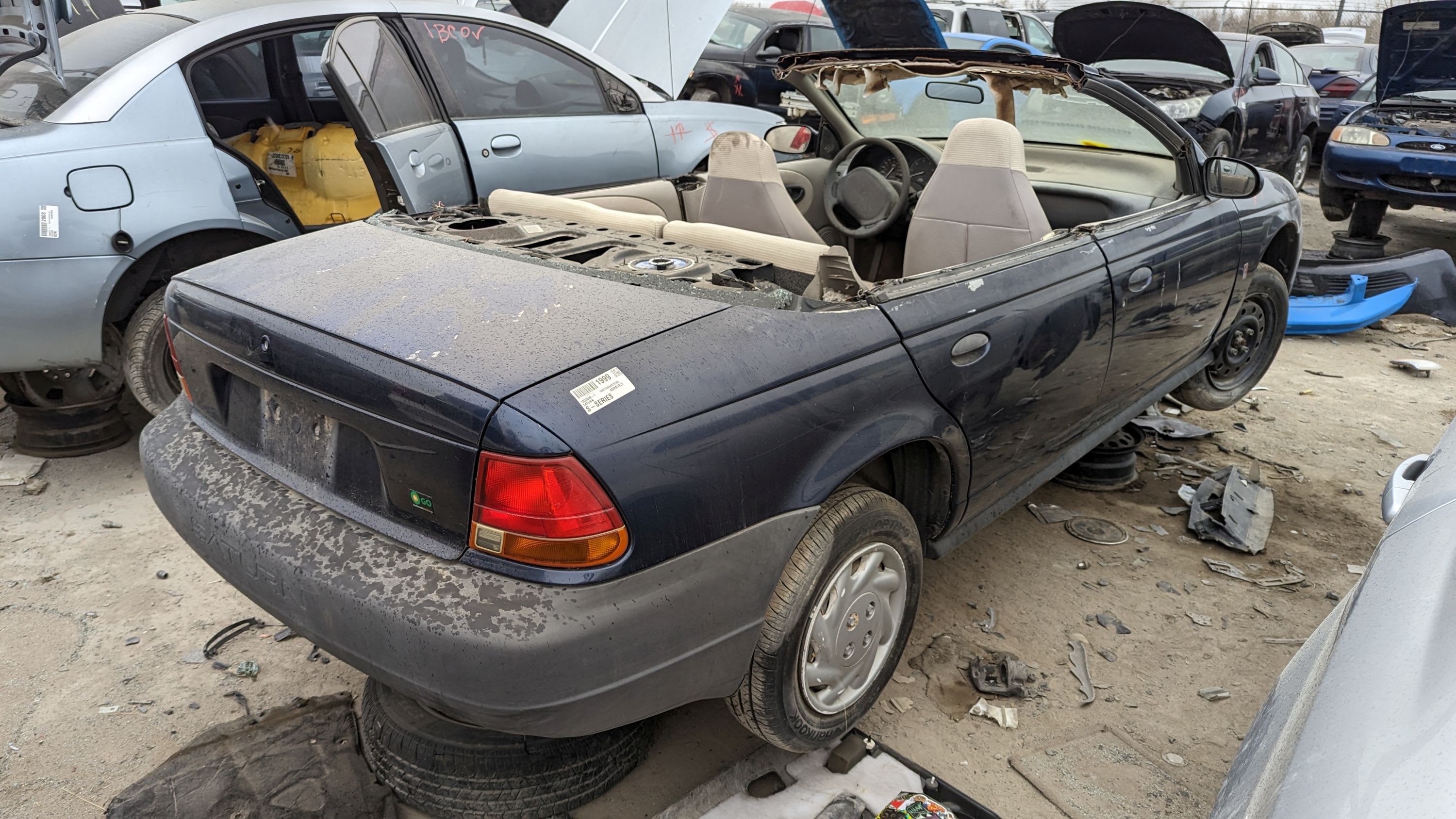 Junkyard Gem: 1999 Saturn SL Sawzall Roadster - Autoblog