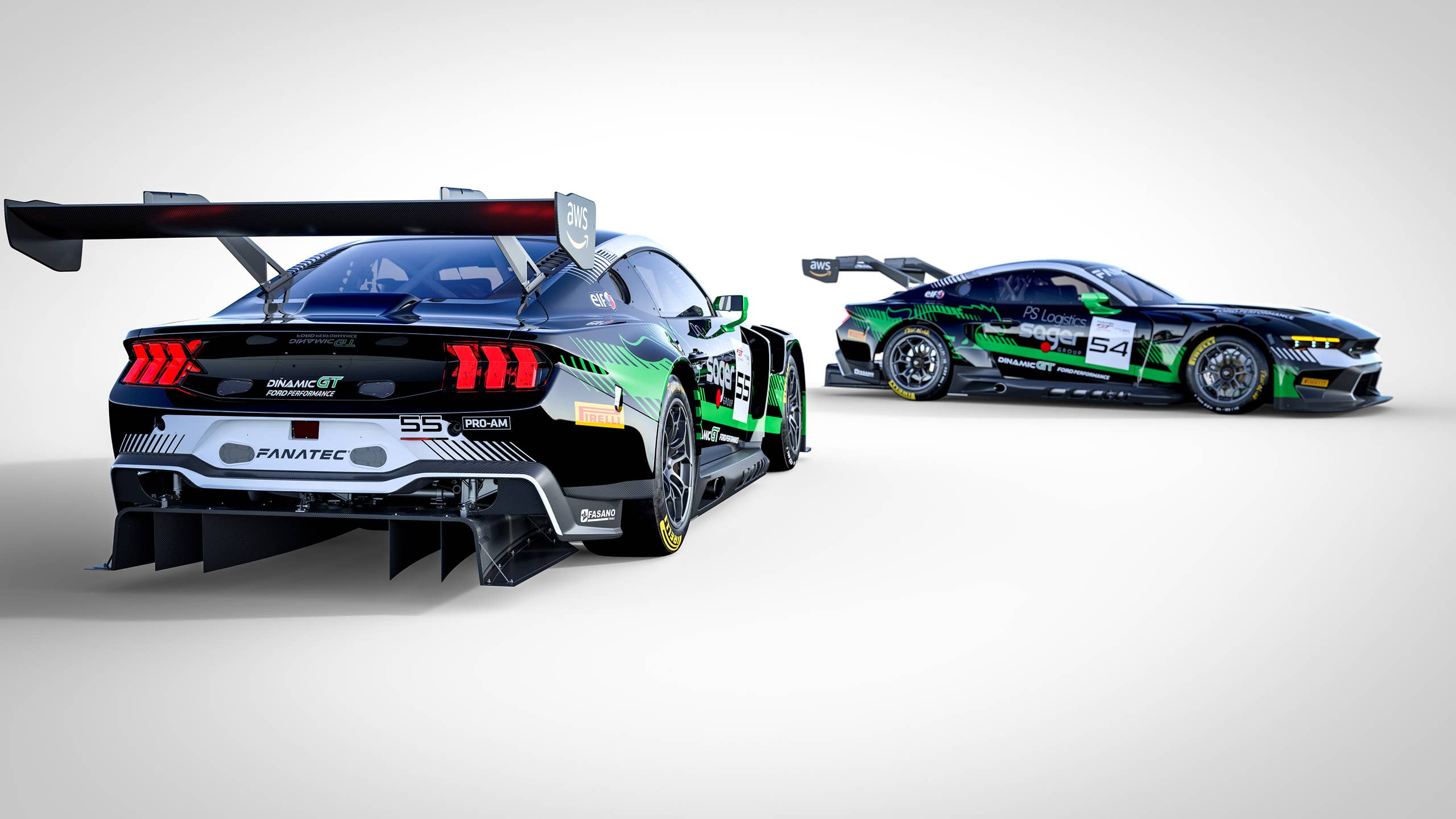 Ford reveals various Mustang GT3 race car liveries for series around ...
