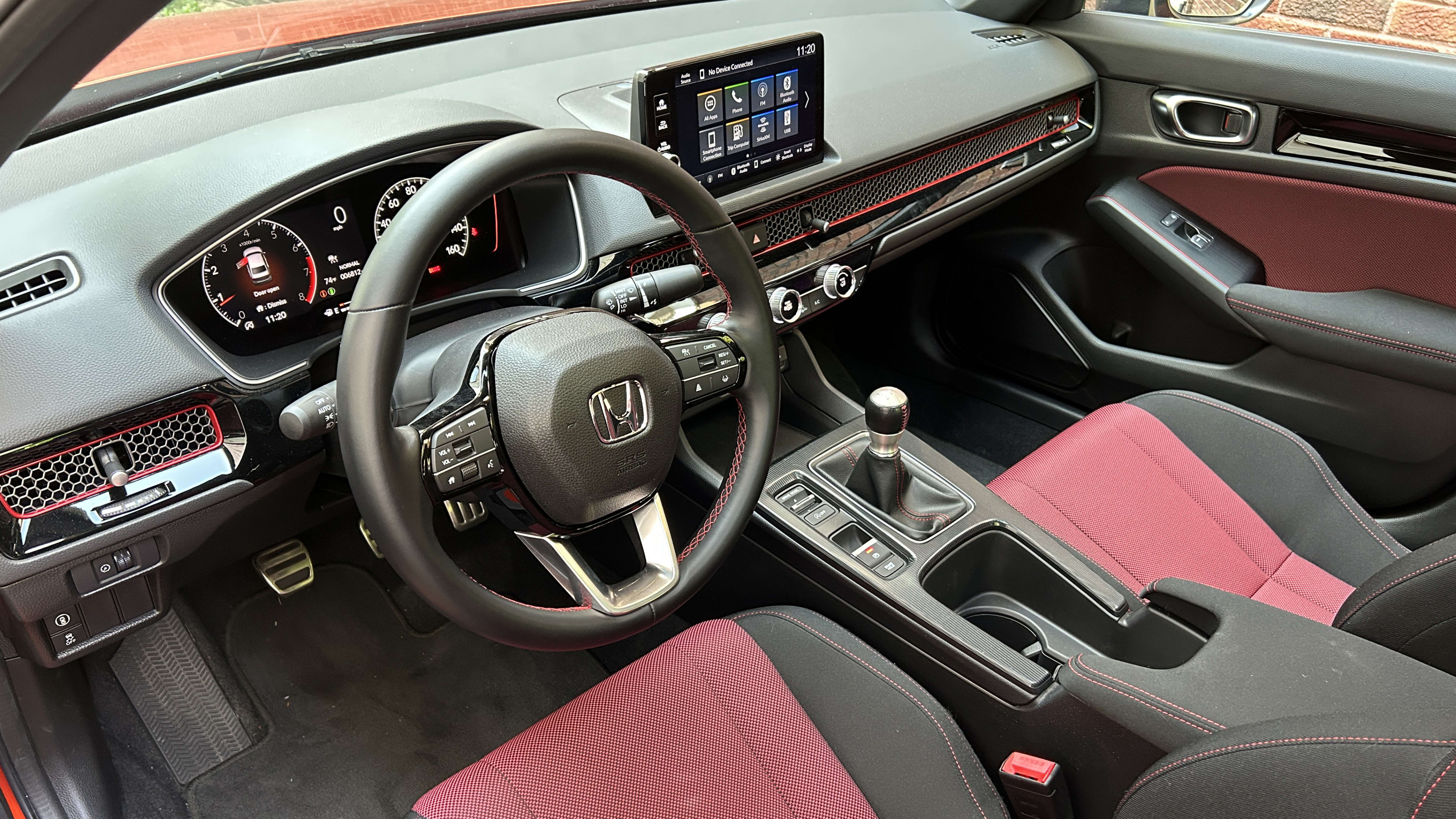 Grant 1079 Racing Steering Wheel Red Center Line