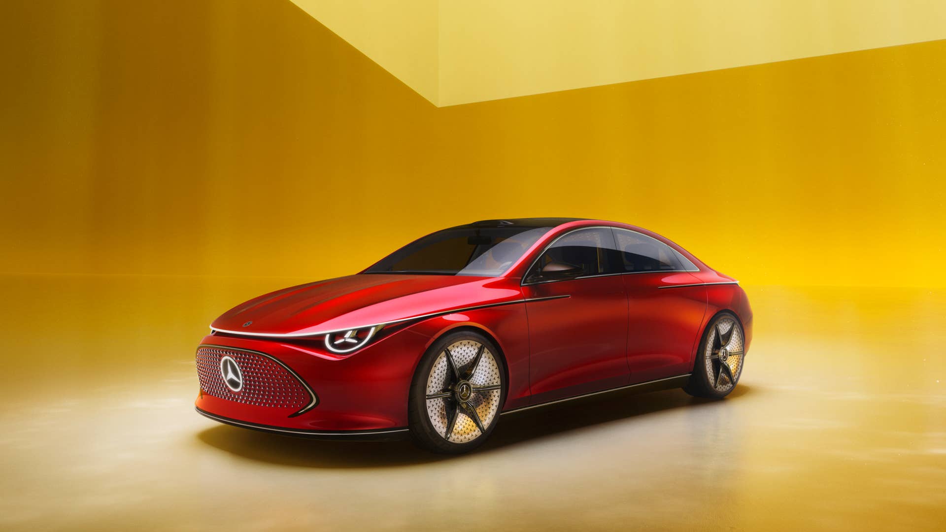 Mercedes-Benz Concept CLA Class: As the first car to be developed on the all-new electric-first Mercedes-Benz Modular Architecture (MMA) platform, the Concept CLA Class points the way for the next-generation electric-drive technology. // Mercedes-Benz Concept CLA Class: Als erstes Fahrzeug, das auf der komplett neuen elektrischen Plattform Mercedes-Benz Modular Architecture (MMA) entwickelt wurde, weist das Concept CLA Class den Weg f?r die n?chste Generation der elektrischen Antriebstechnologie.