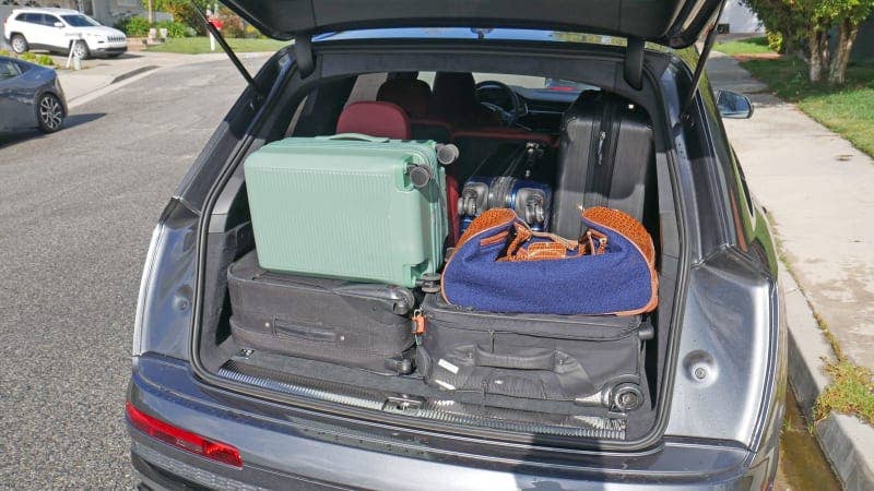 Audi Q7 Luggage Test: How much fits behind the third row? - Autoblog
