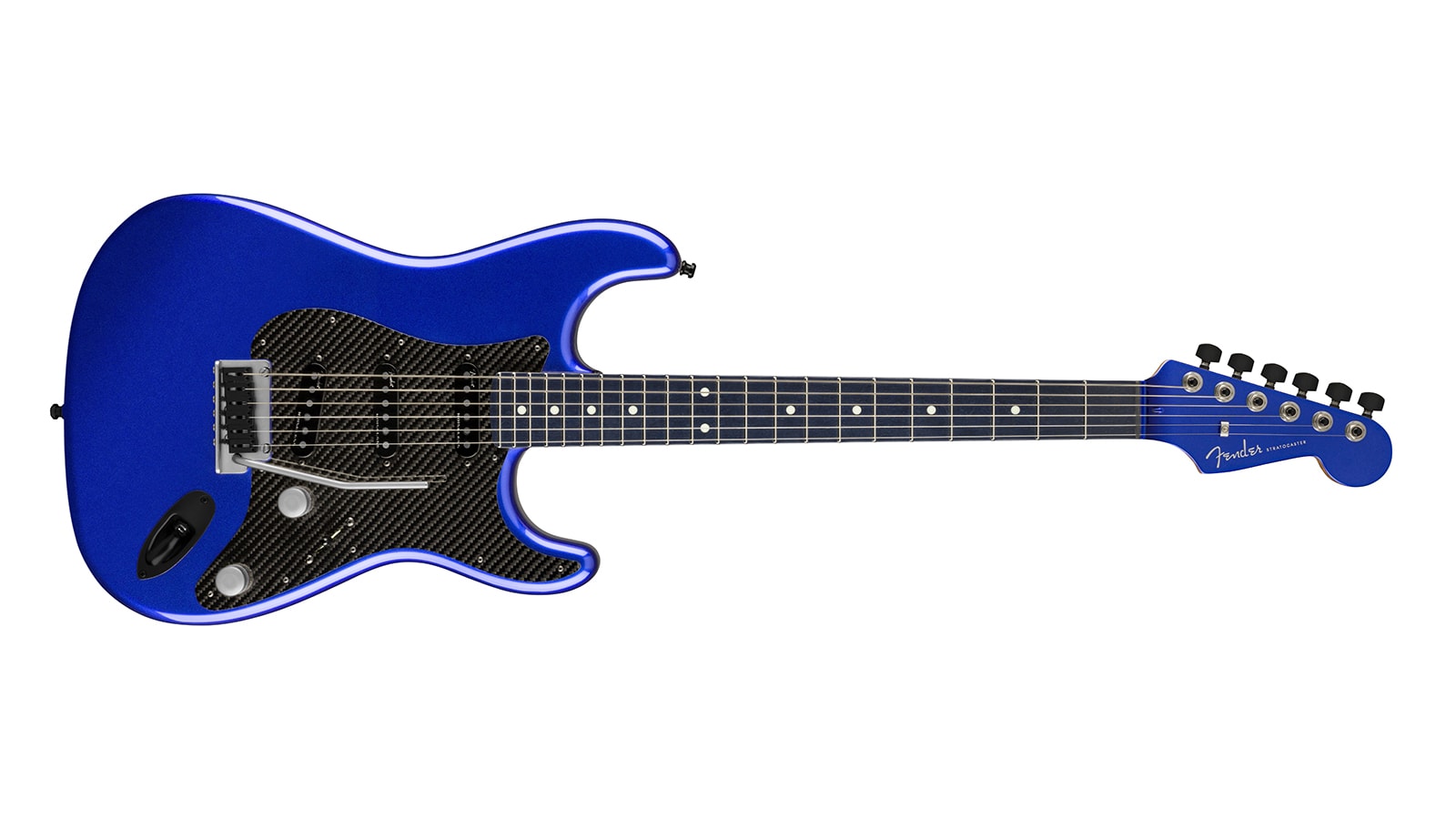 Lexus and Fender build a gleaming blue Stratocaster guitar