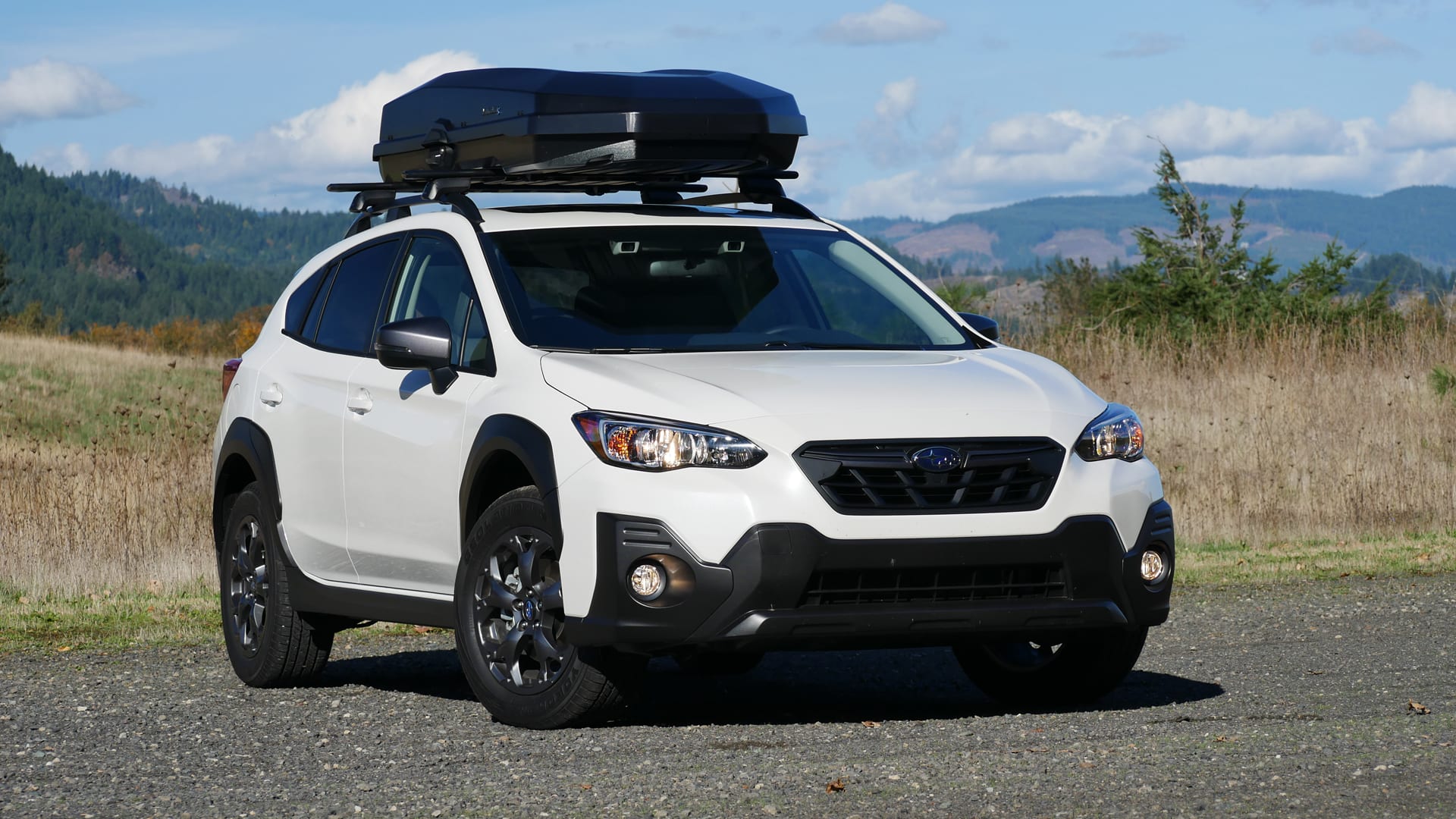 Wrx Small Rooftop Cargo Carrier Subaru Crosstrek Yakima Cbx Solar