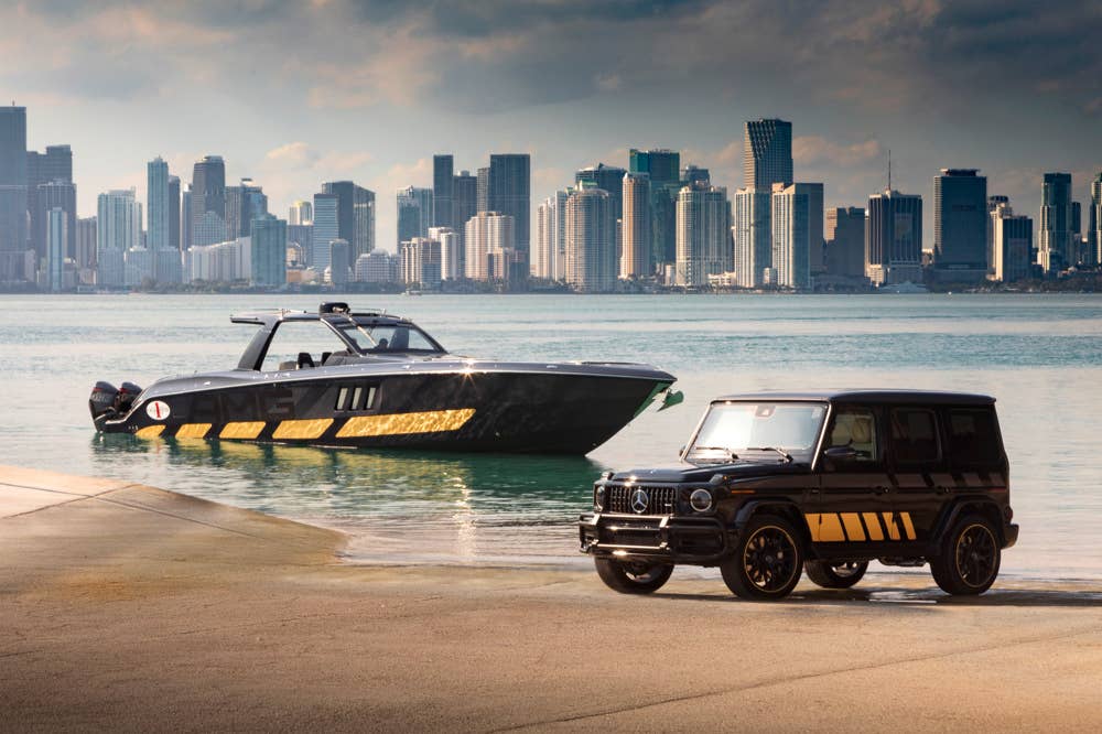 Mercedes-AMG und Cigarette Racing pr?sentieren das neue Rennboot 59’ Tirranna AMG Edition auf der Miami Boat Show 2020 // Mercedes-AMG and Cigarette Racing present the all-new 59’ Tirranna AMG Edition at the 2020 Miami Boat Show