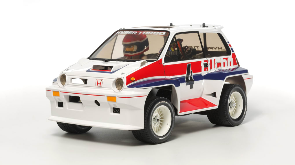 b*r様 Tamiya Willy's Wheeler ホンダシティターボ This Tamiya Honda City Turbo RC car from 1983 has been
