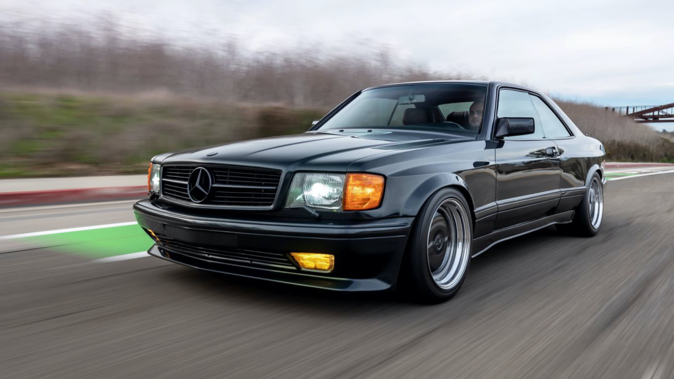 This wonderful 1989 Mercedes-Benz 560 SEC AMG Widebody is up