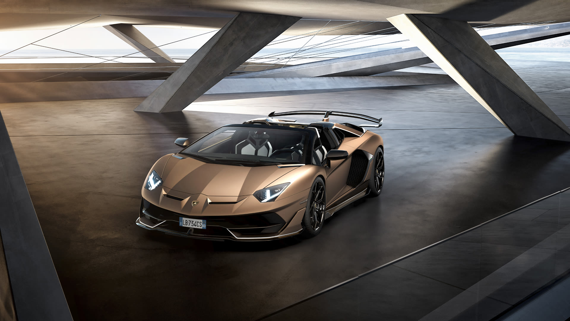 Lamborghini Aventador SVJ Roadster removes roof for added sound