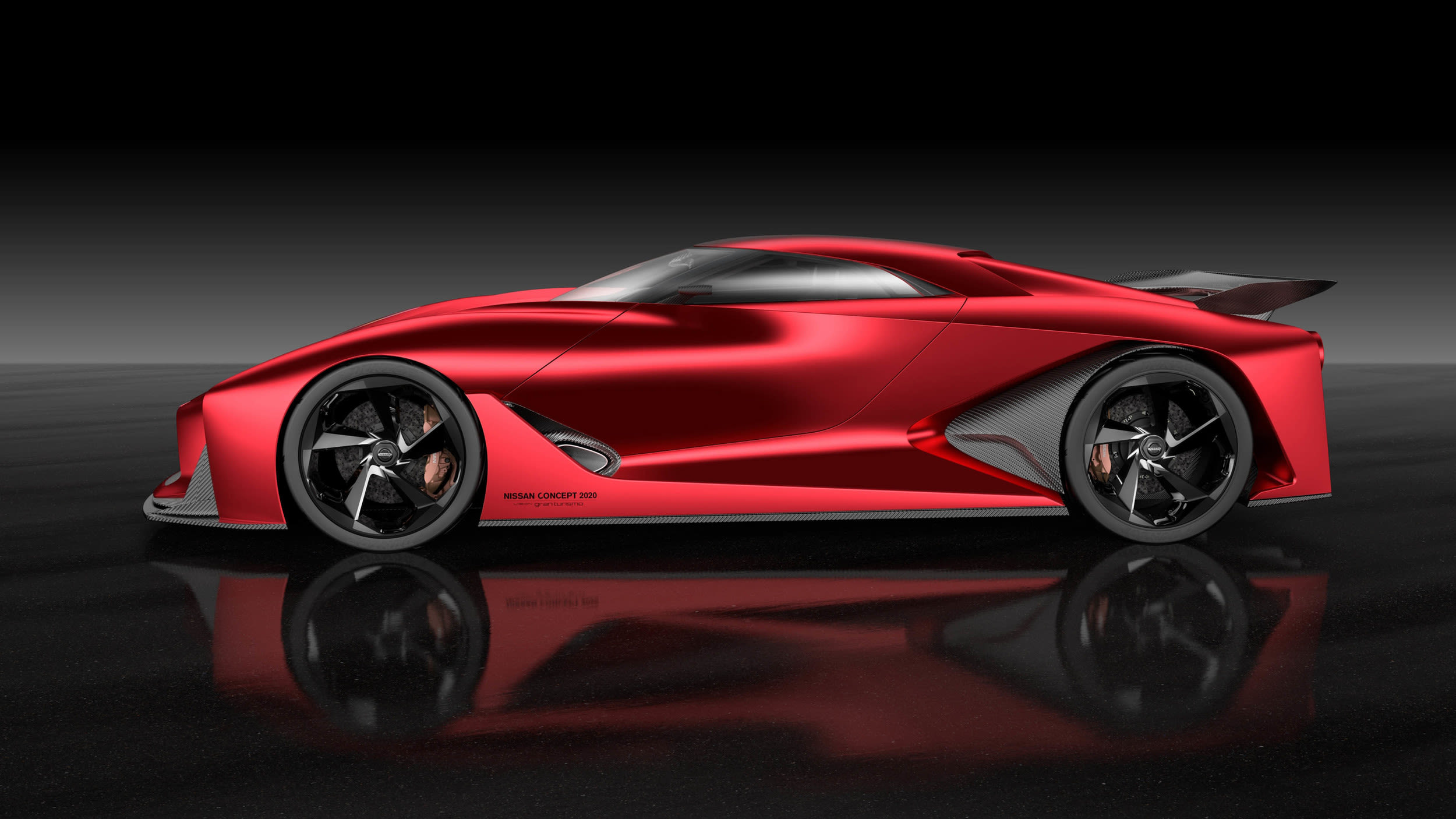 Nissan Concept 2020 Vision Gran Turismo looks awesome in red