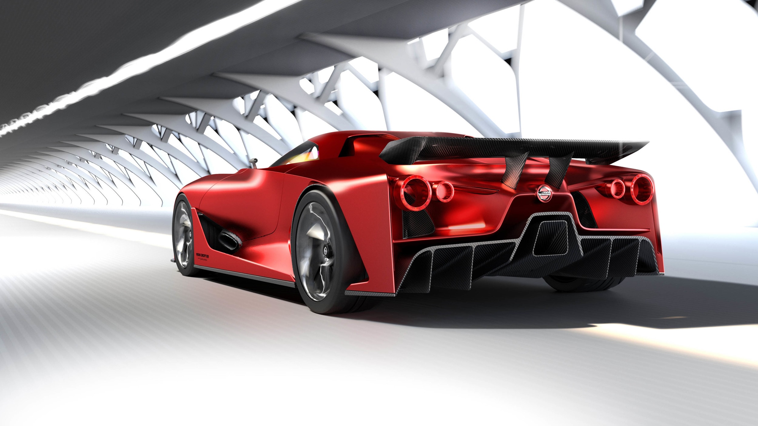 Nissan Concept 2020 Vision Gran Turismo looks awesome in red