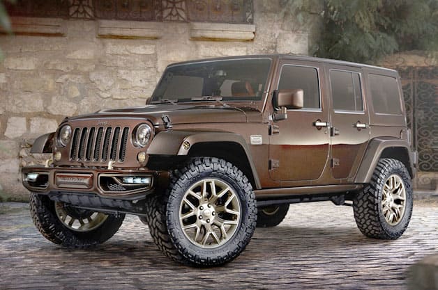 Jeep Wrangler Sundancer design liberally applies bronzer - Autoblog