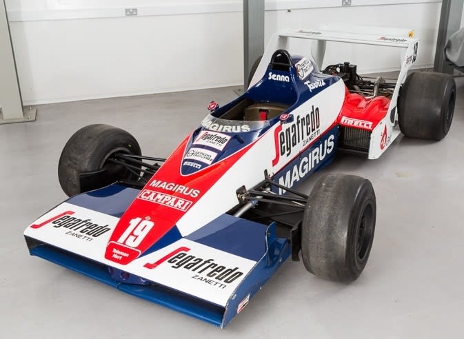 MINICHAMPS Toleman Hart Tg183b Ayrton Senna Debut Brazilian