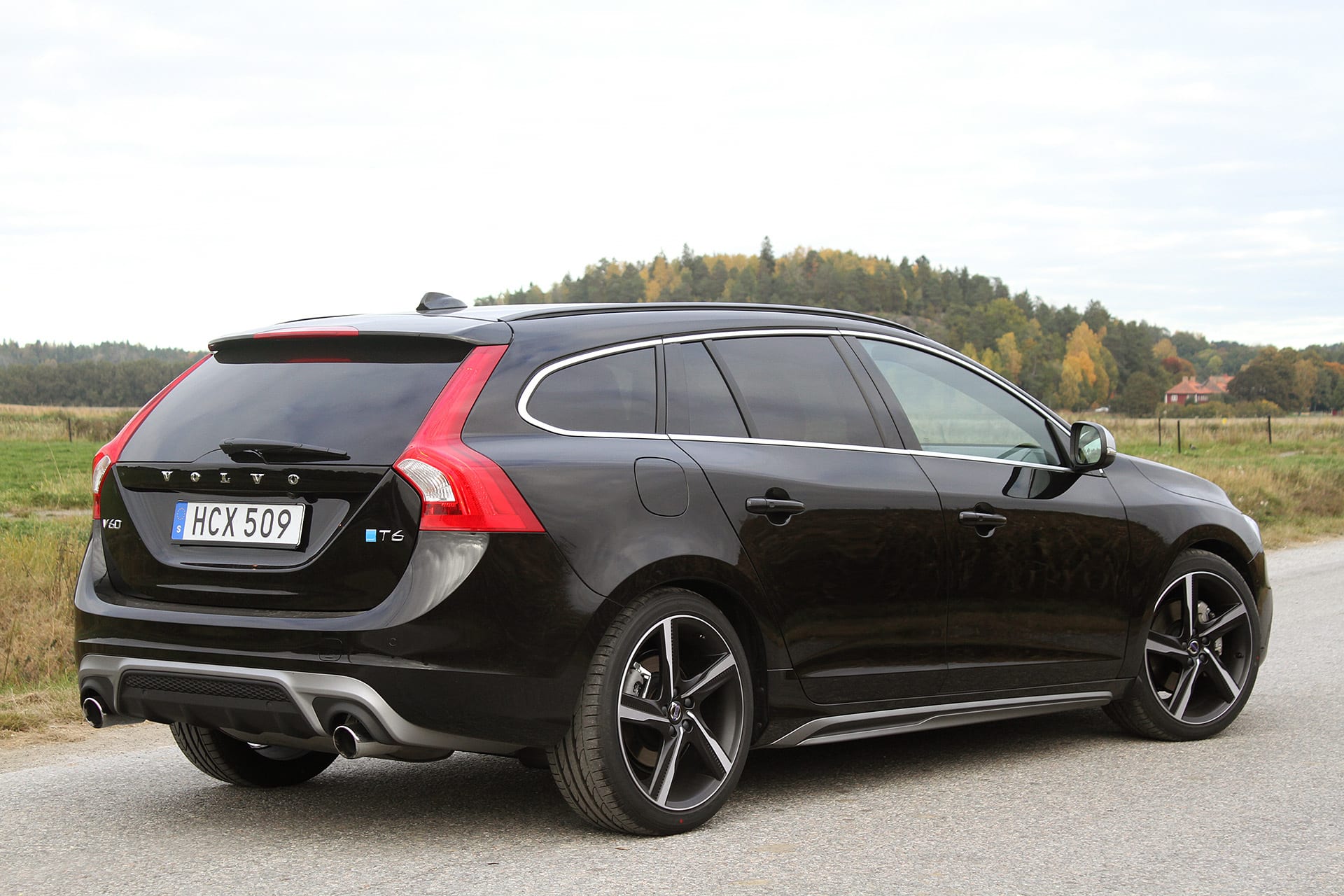 2016 Volvo V60 Polestar rear 3/4 view