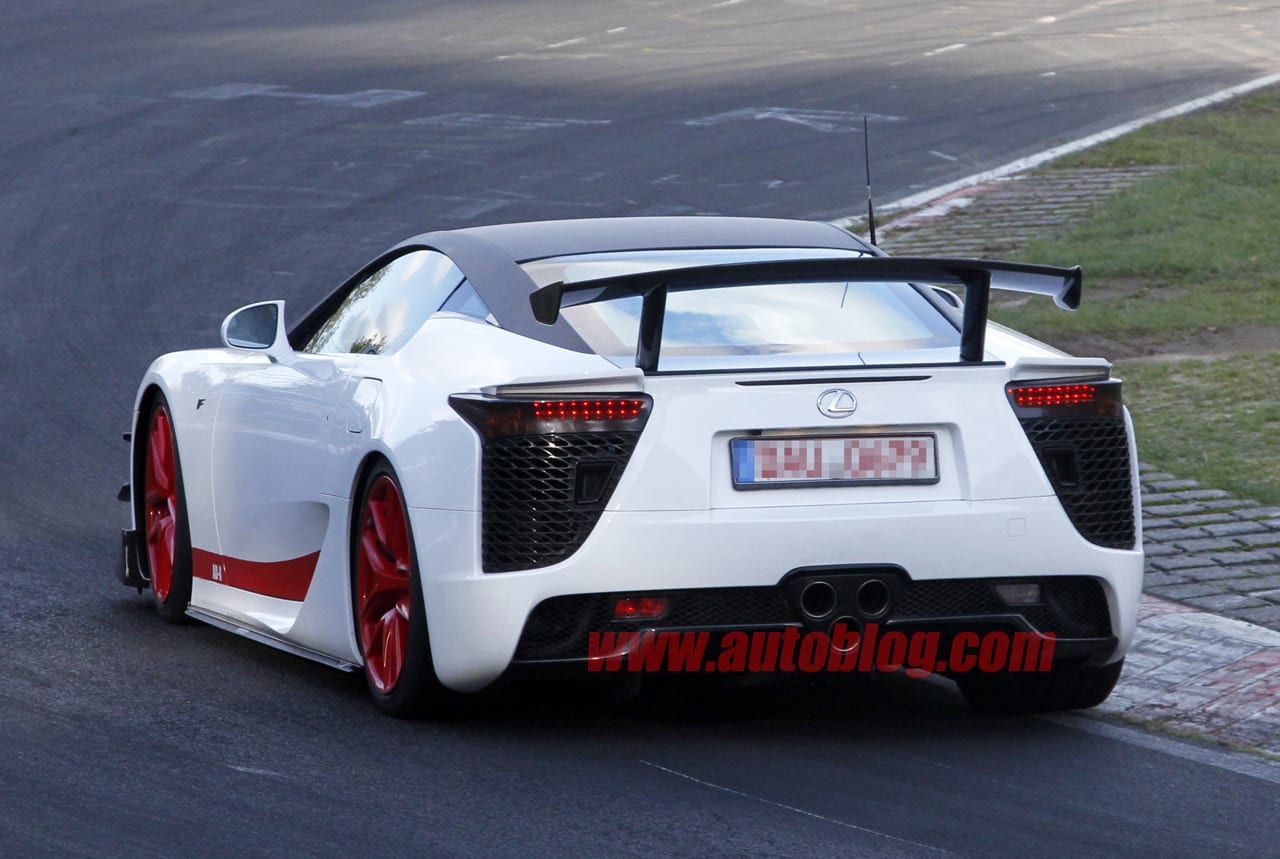 Lexus LFA Special Edition AD-X spied