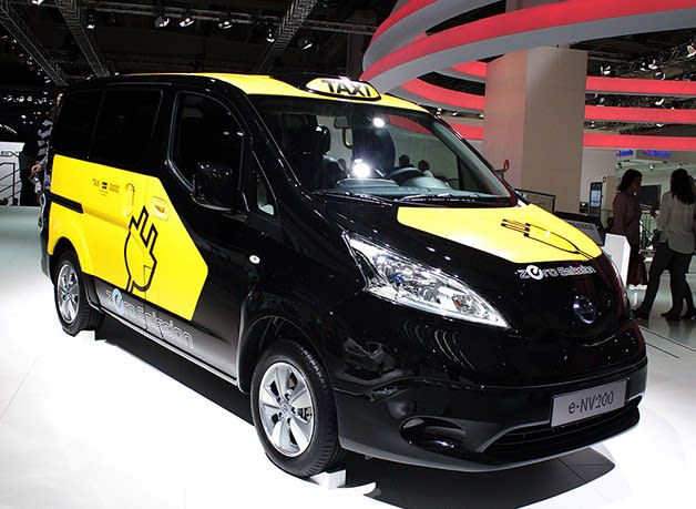 2013 Nissan e-NV200 taxi will carry Catalonians quietly beginning