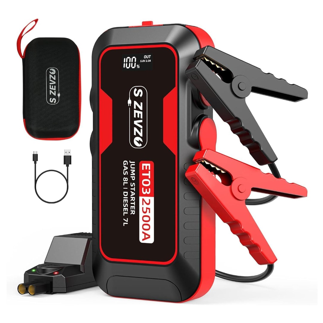 Amazon's S Zevzo Car Jump Starter Battery Pack is 52% off