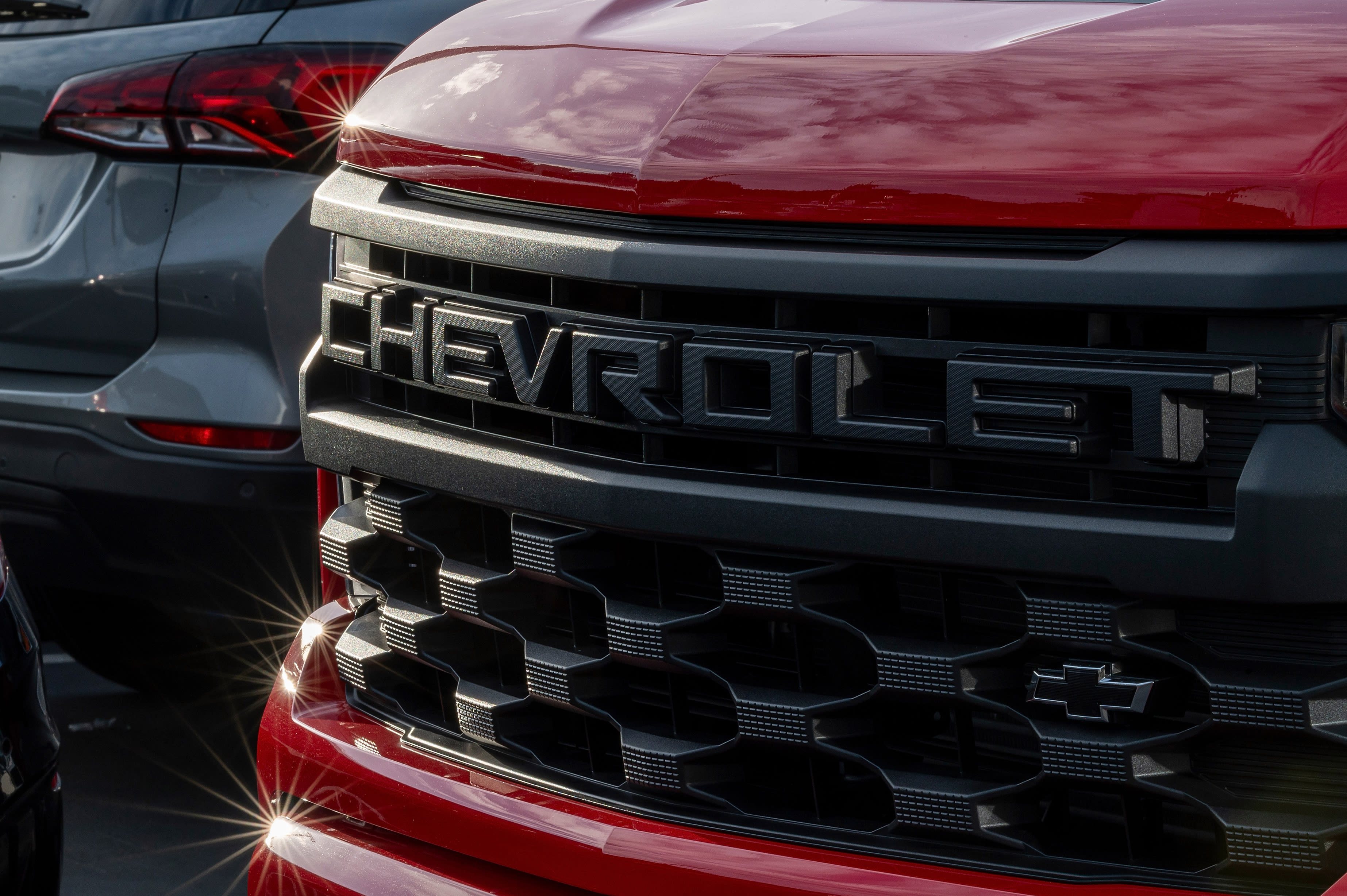 A Chevrolet Silverado pick-up truck at a dealership in Colma, California, US, on Friday, Jan. 26, 2024.