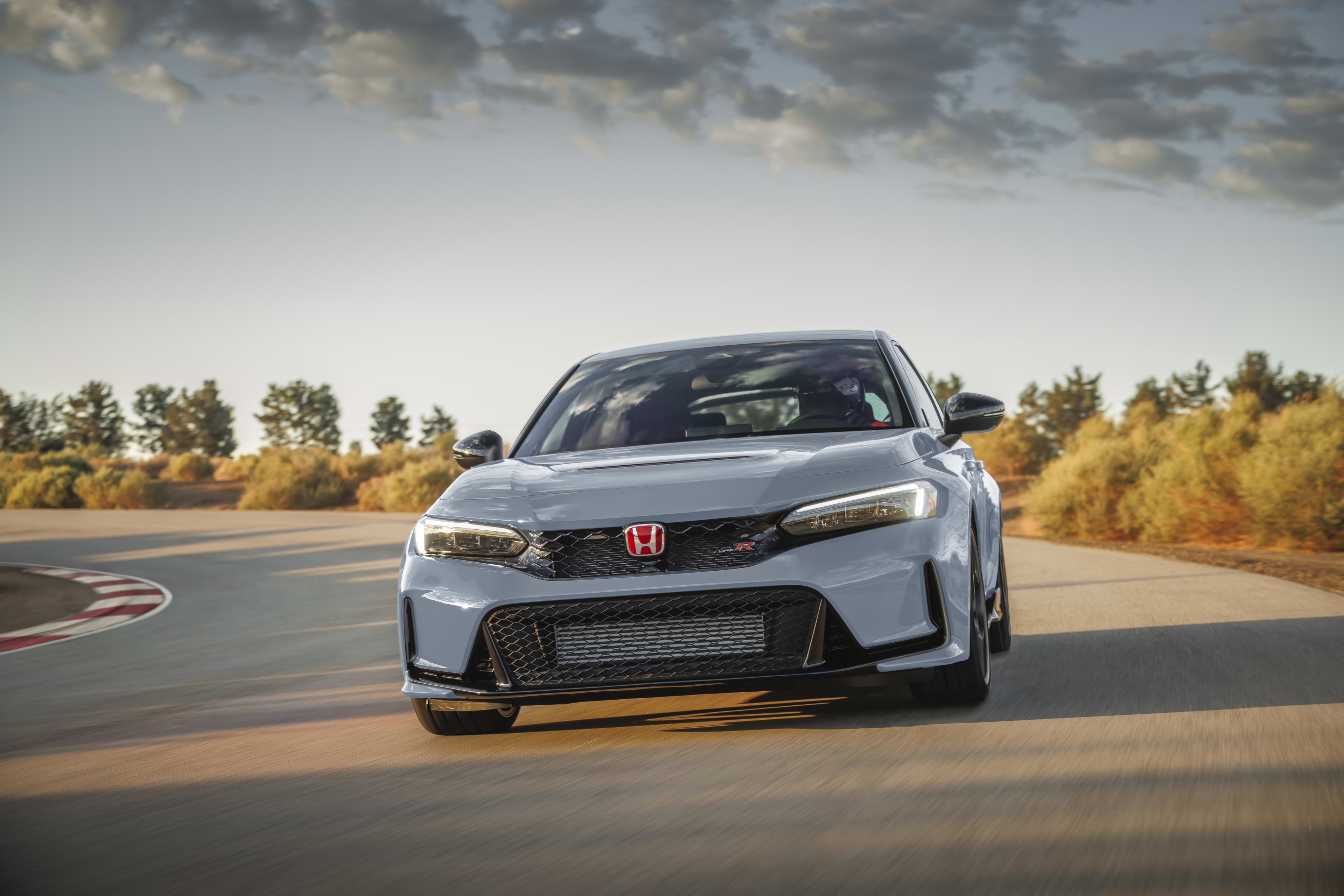 The front profile of the Honda Civic Type R