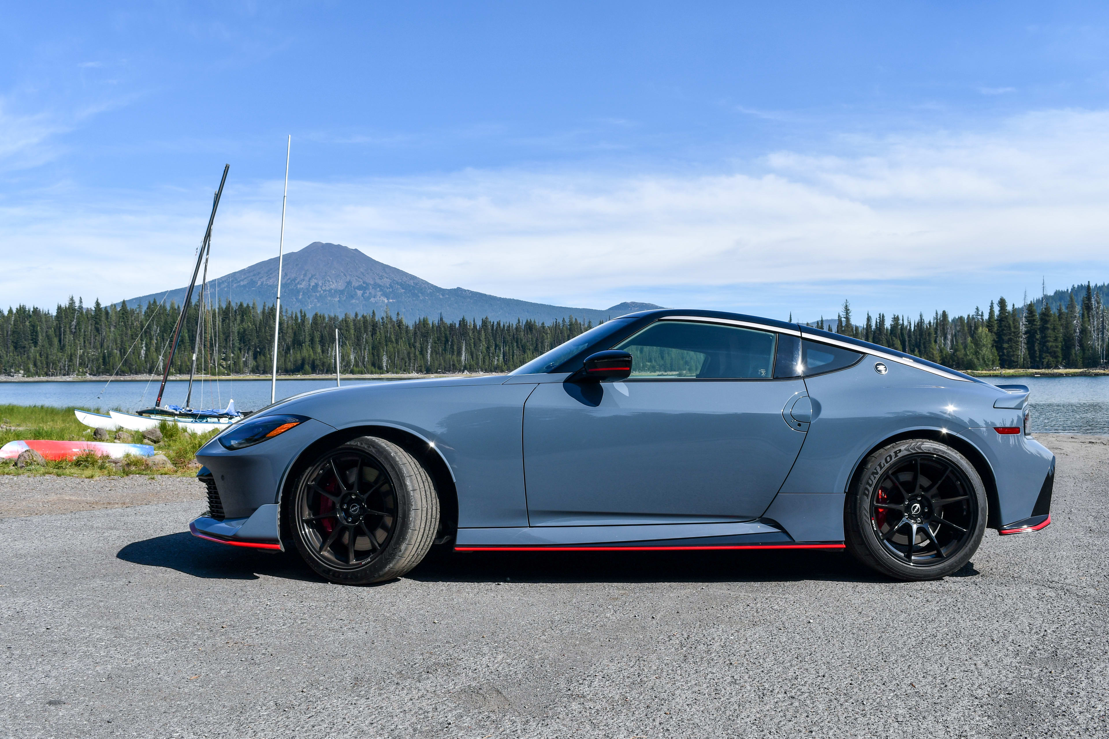 The 2025 Nissan Z NISMO with Mt. Bachelor in the background