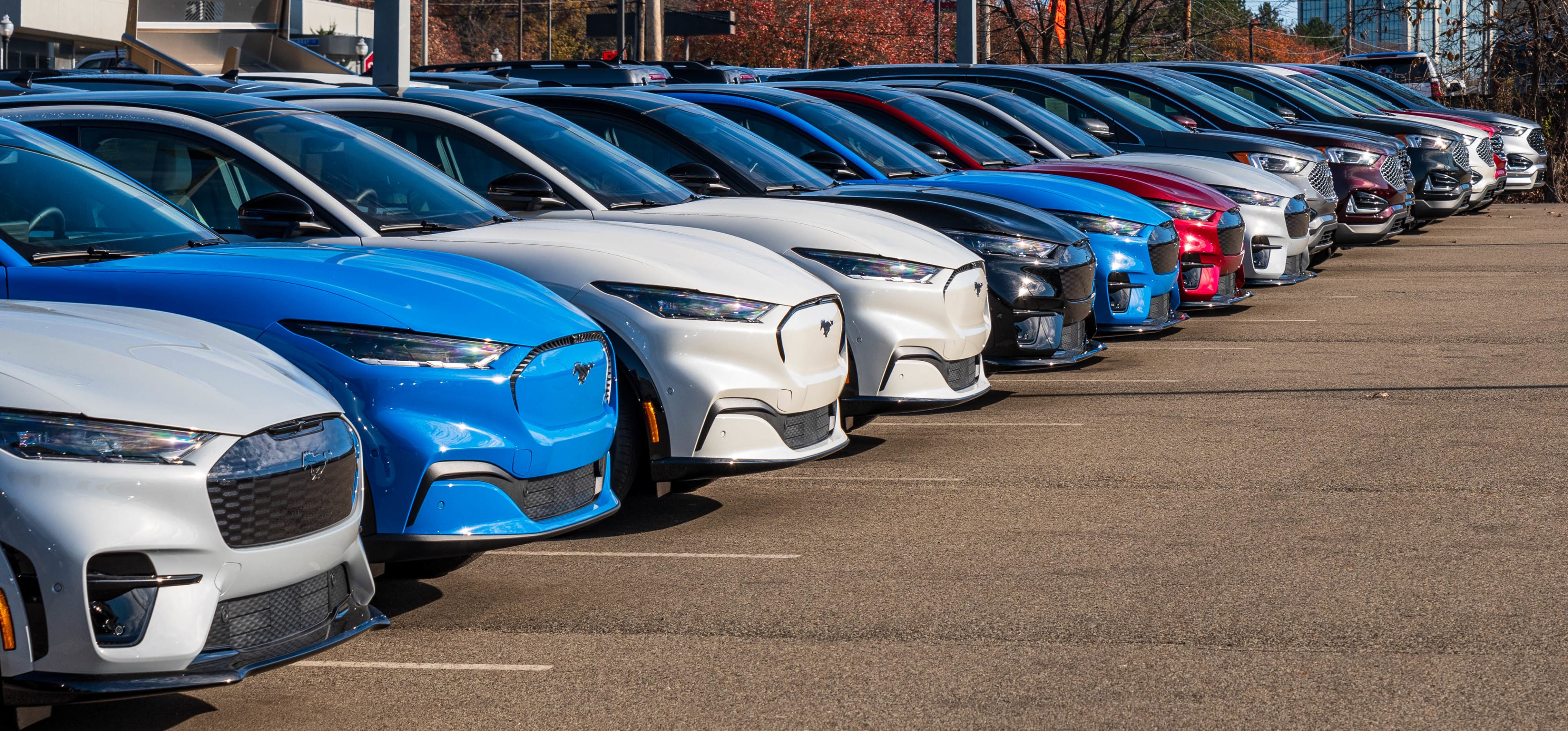 How a Pay-Per-Mile Tax Could Change Electric Car Ownership as Gas Tax Revenue Evaporates 4 Ford Mustang Mach-E SUVs