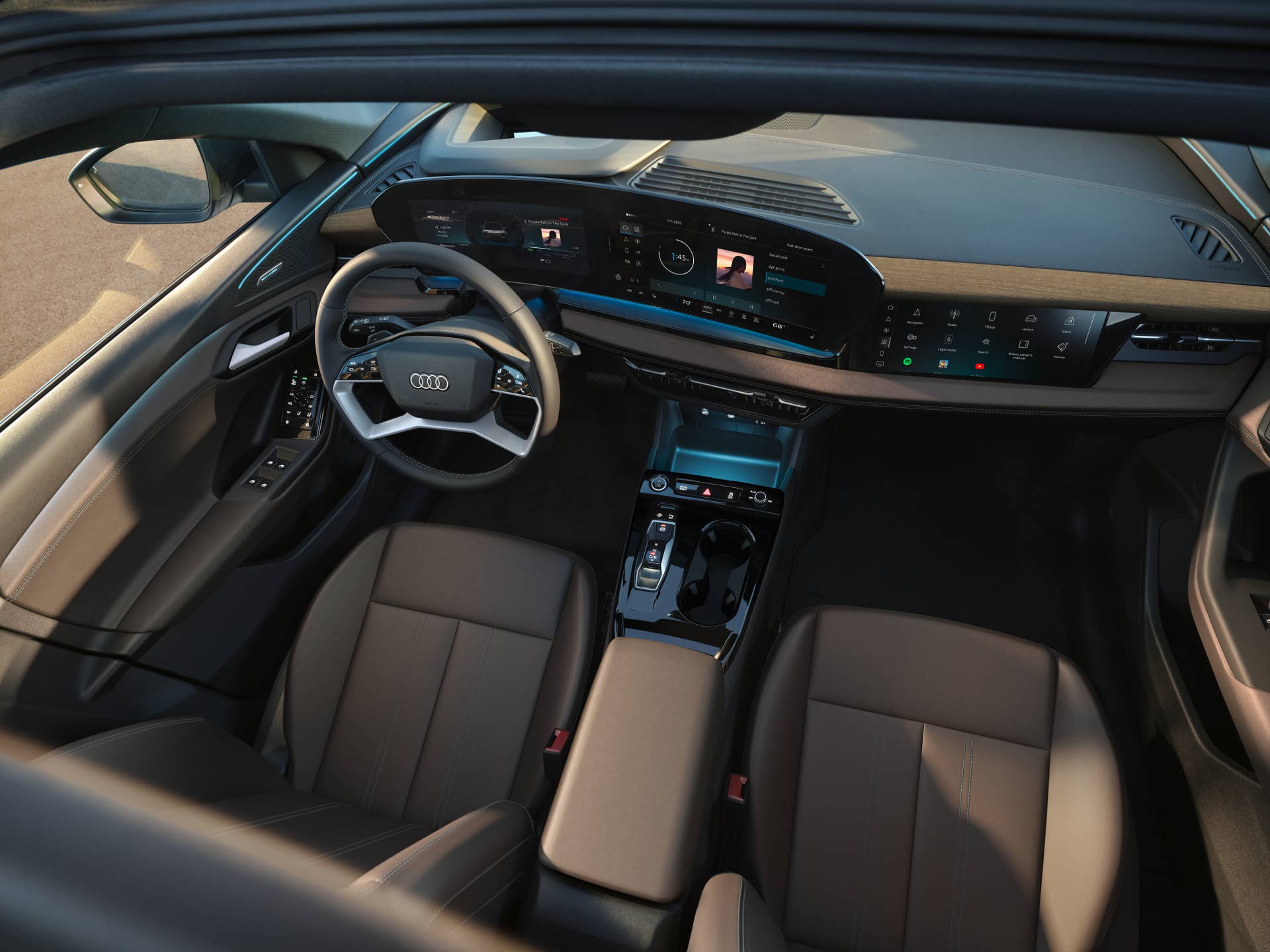 Elegantes Audi Q6 Innenraum Bild