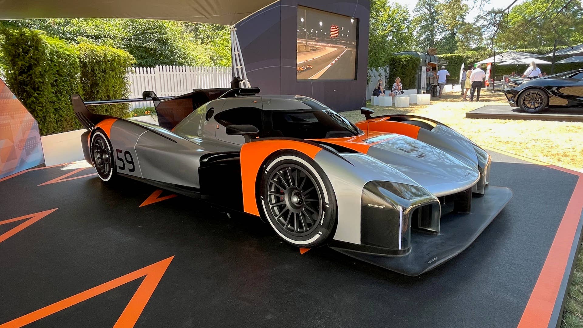 McLaren shows off Le Mans Hypercar in retro livery - Autoblog