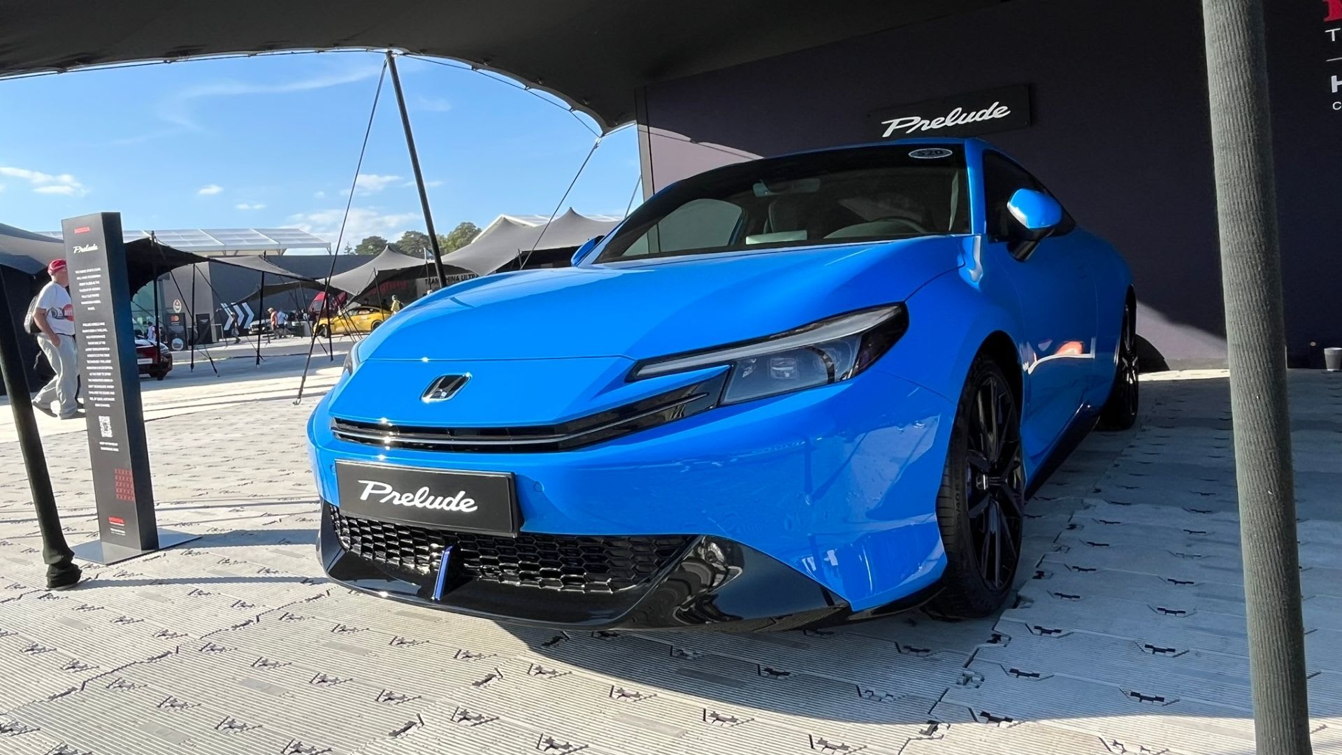 새로운 Honda Prelude는 Goodwood를 슬림 하이브리드 쿠페로 데뷔합니다.