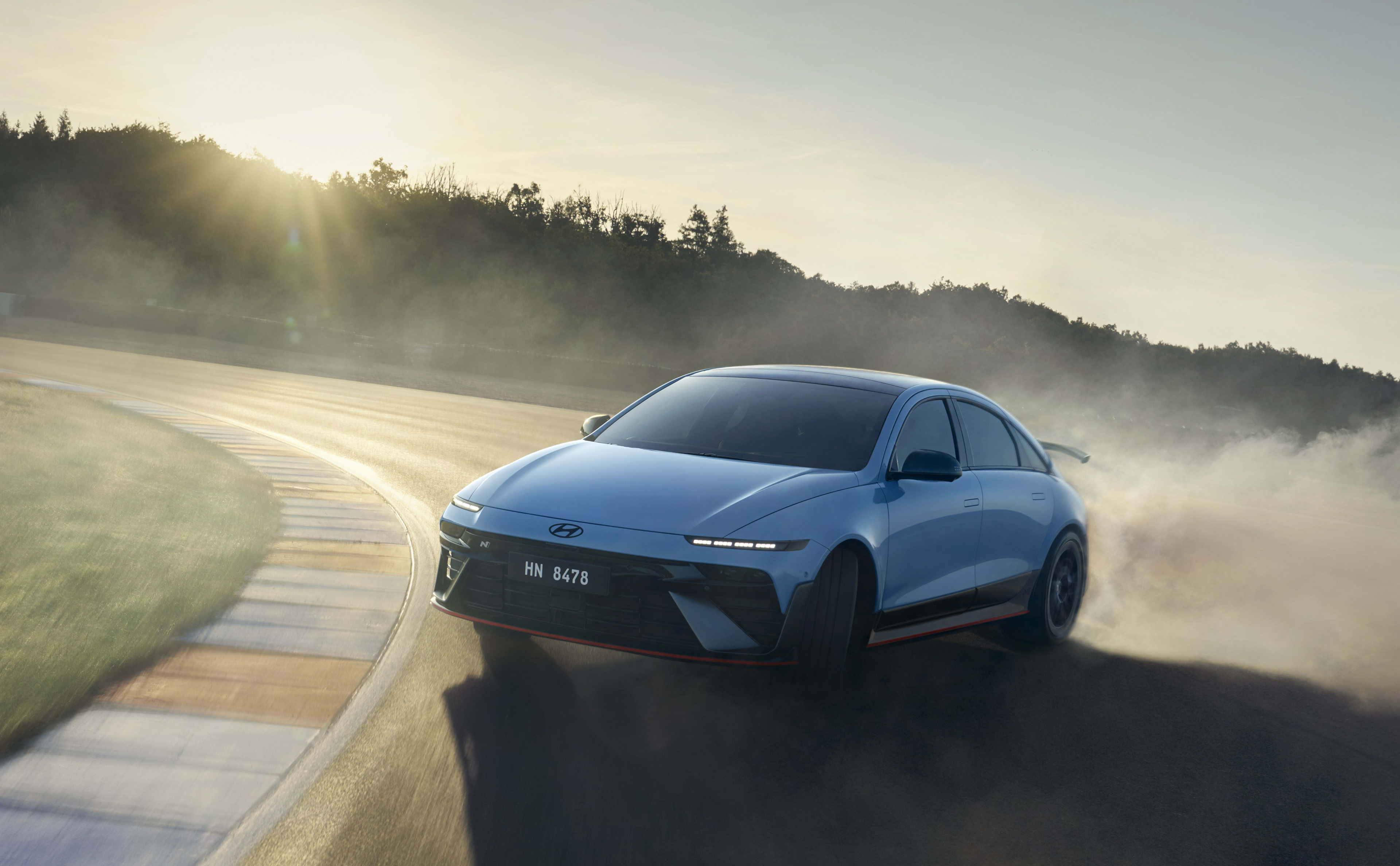 641-HP Hyundai Ioniq 6 N Seen in Public With No Camouflage - Autoblog