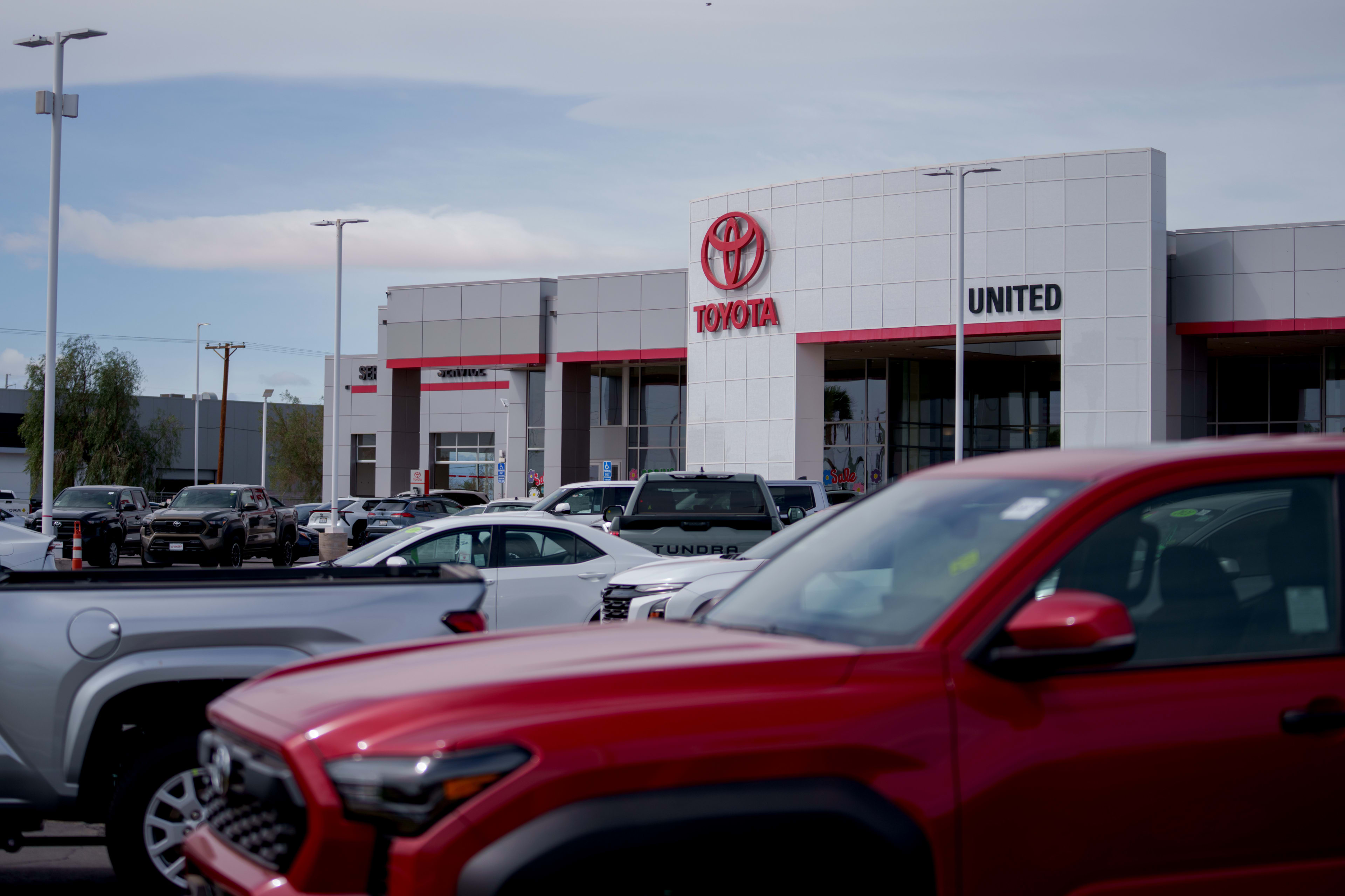 Americans Are More Upside Down on Car Loans Than Ever, Average Negative Equity Hits Record $6,905 3 New vehicles for sale at a Toyota dealership in El Centro, California