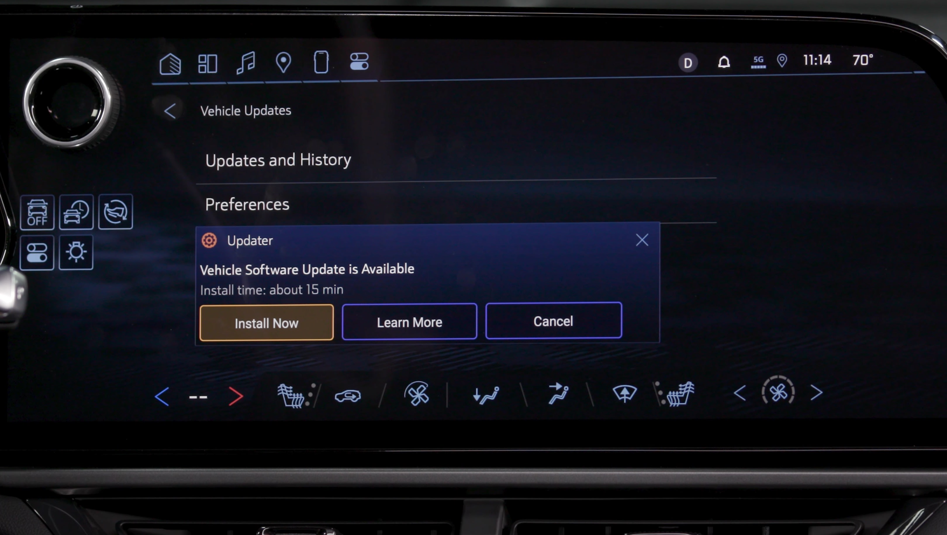 Software updates GM