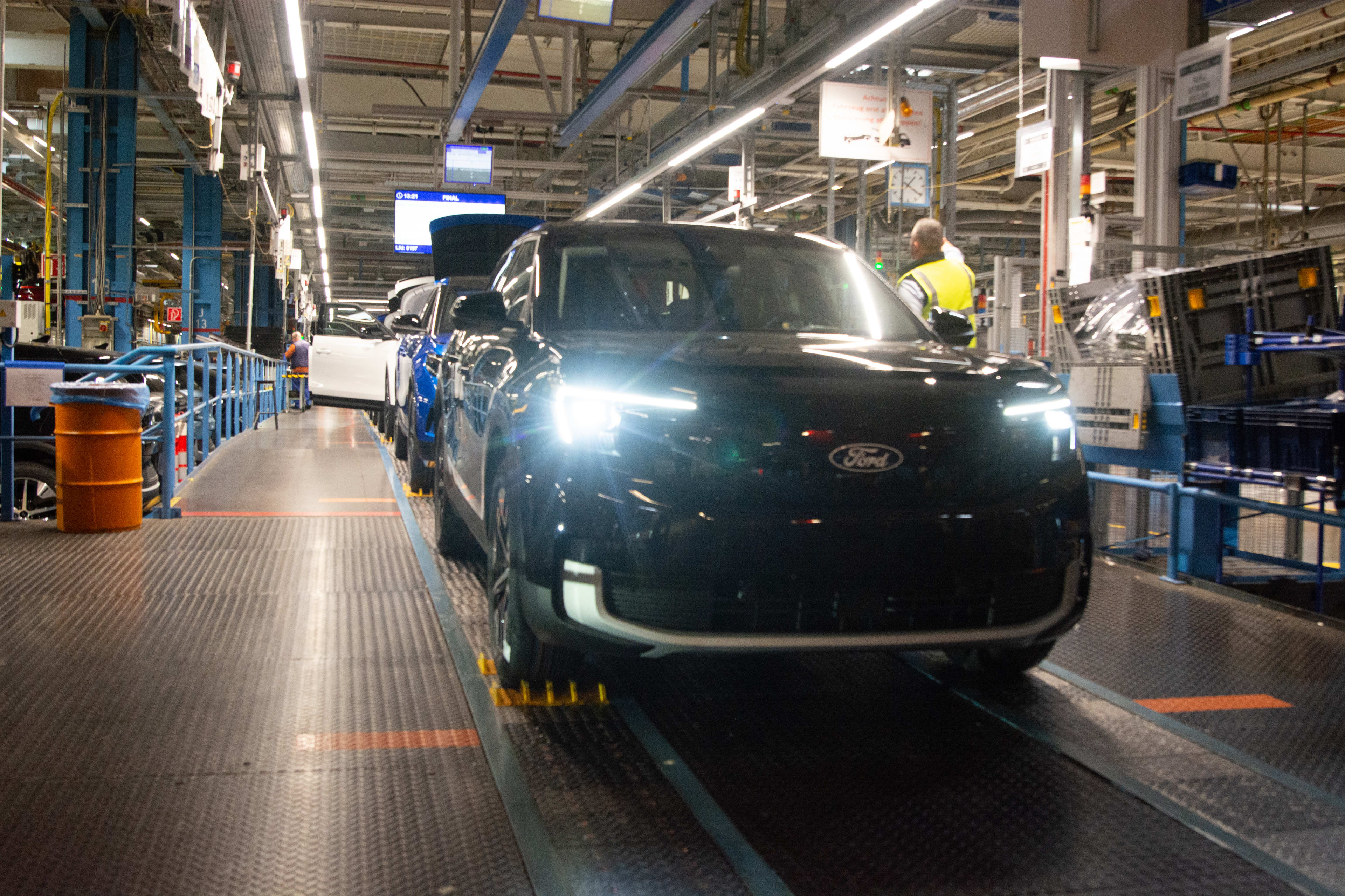 Ford factory assembly line 