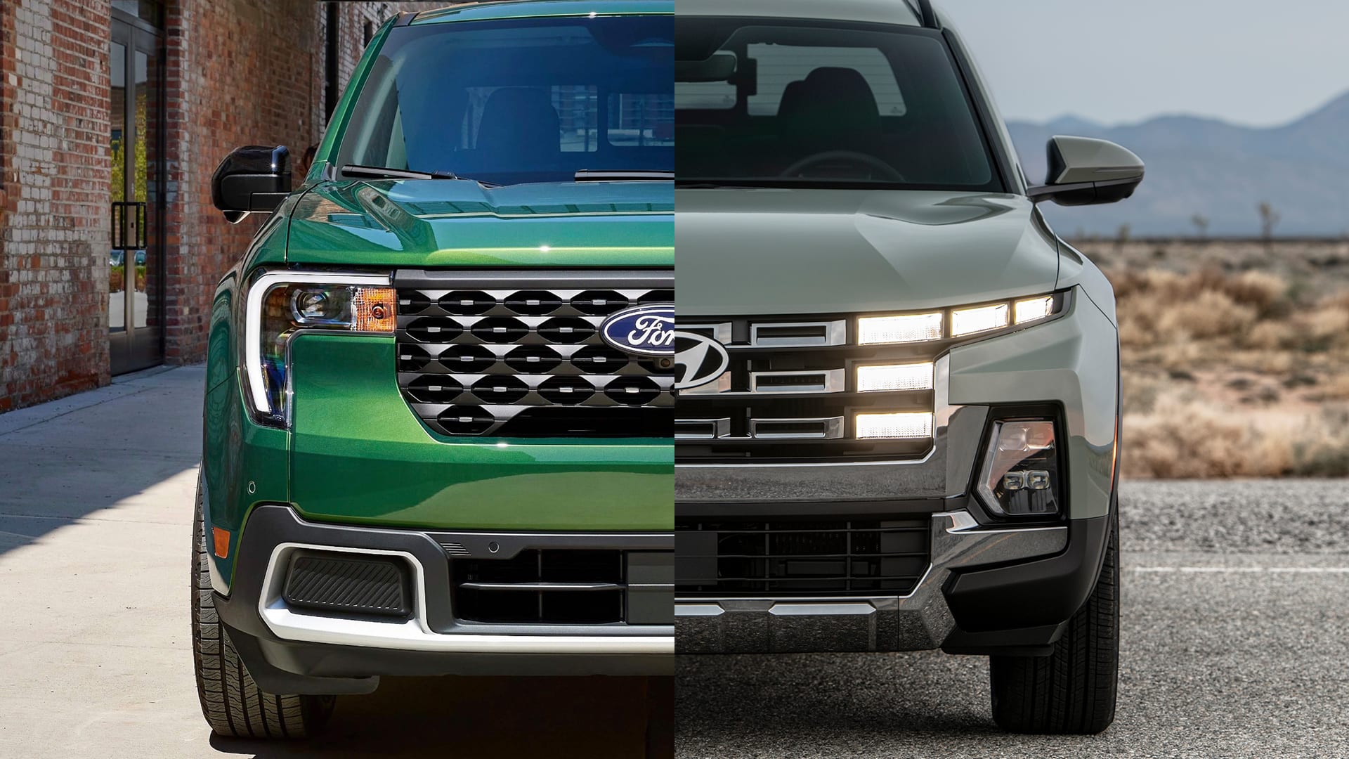 Ford Maverick and Hyundai Santa Cruz