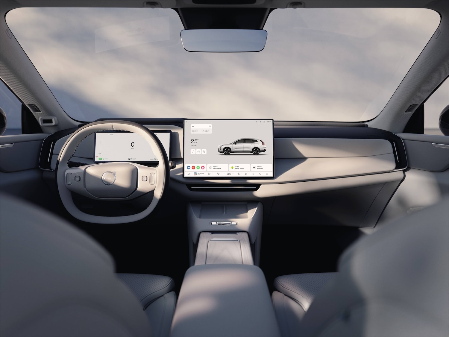 New Volvo XC70 Becomes 'Super-Hybrid' Hit in China, 10,000 Built 4 Volvo XC70 front interior dashboard