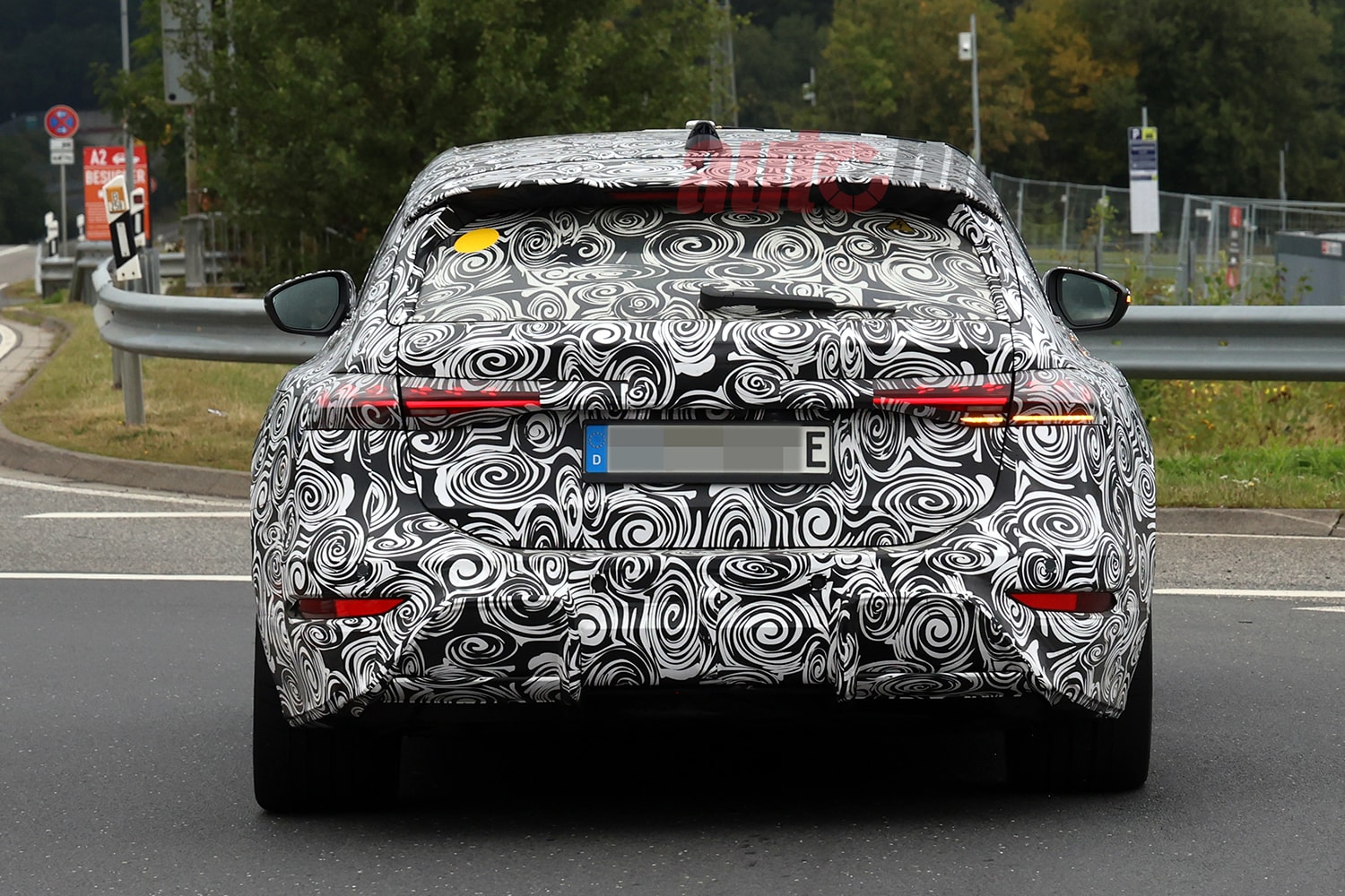 Audi RS6 Avant E-Tron Spy Shot rear
