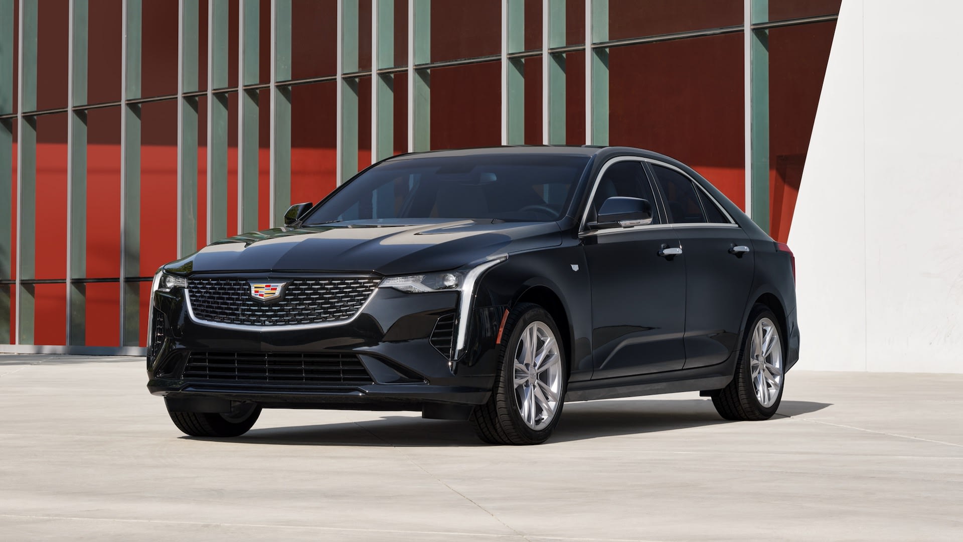 Cadillac CT4 Dies, But CT5 Lives On with Gas-Powered Successor, Blackwing Hopes Reignited 2 2025 Cadillac CT4 front quarter