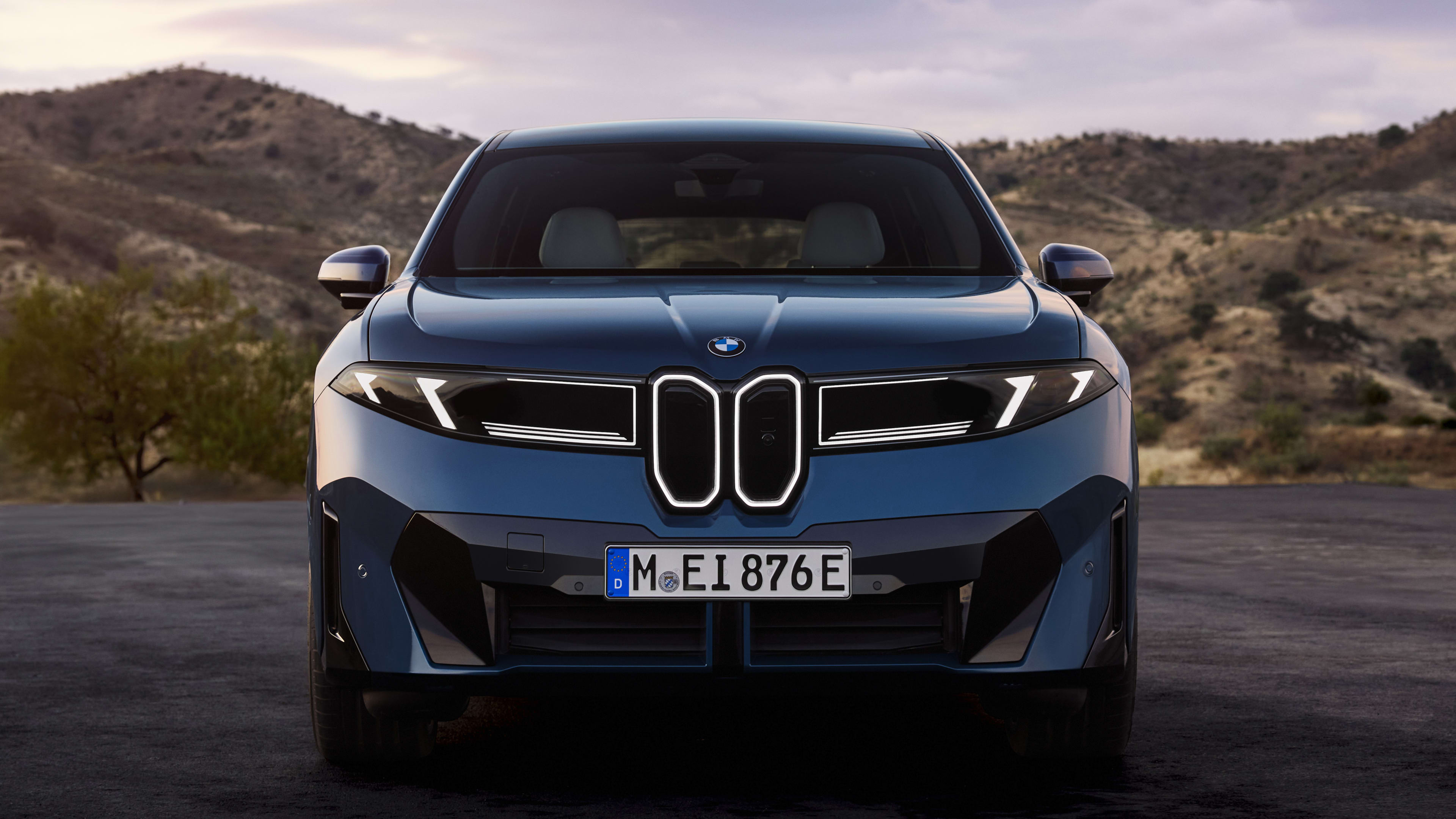 BMW iX3 - front on shot